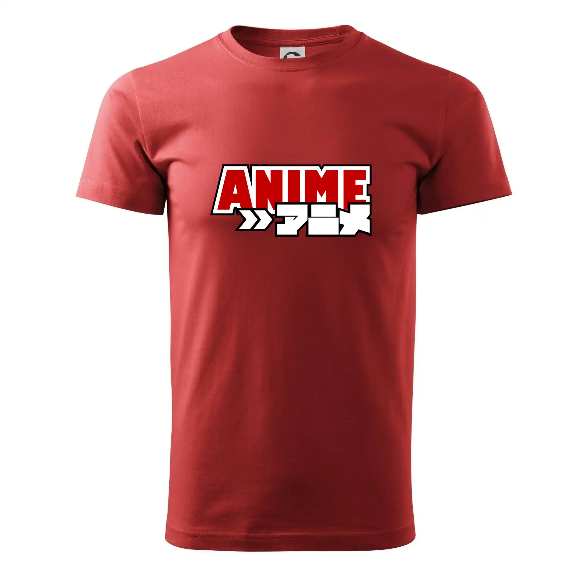 Ostatné nápisy - Anime nápis červený - Klasické pánske tričko vyššej gramáže