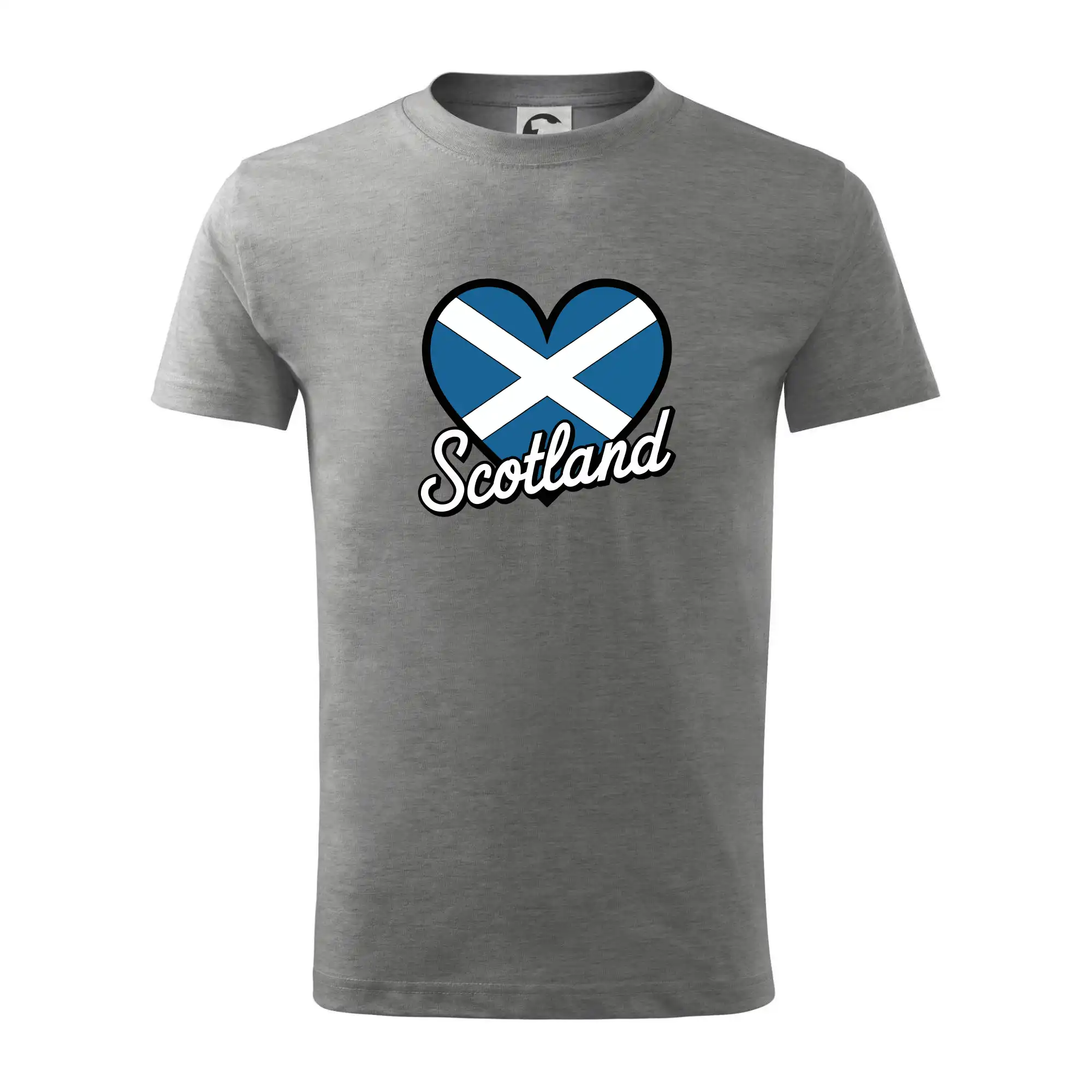 Ostatné mestá / miesta - Scotland Srdce s vlajkou - Tričko detské bavlnené
