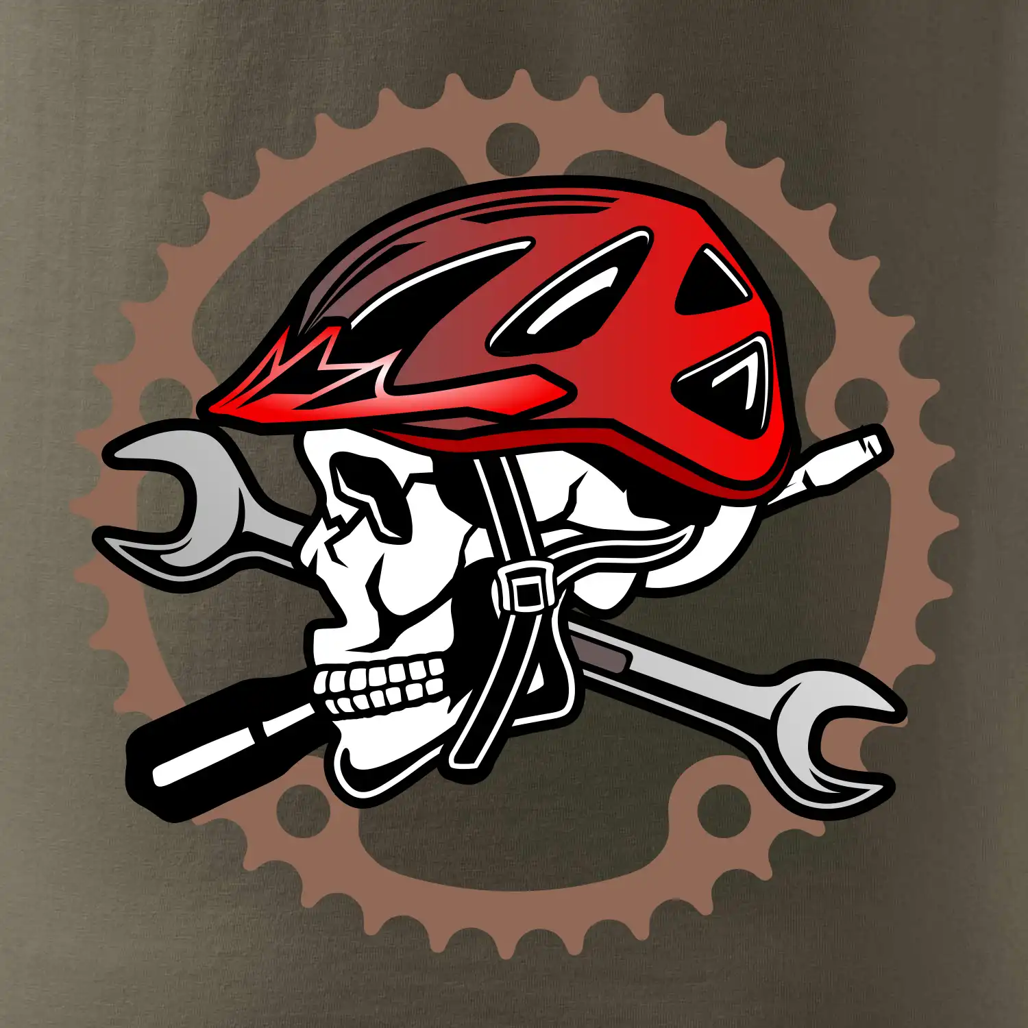 Lebka biker opravář