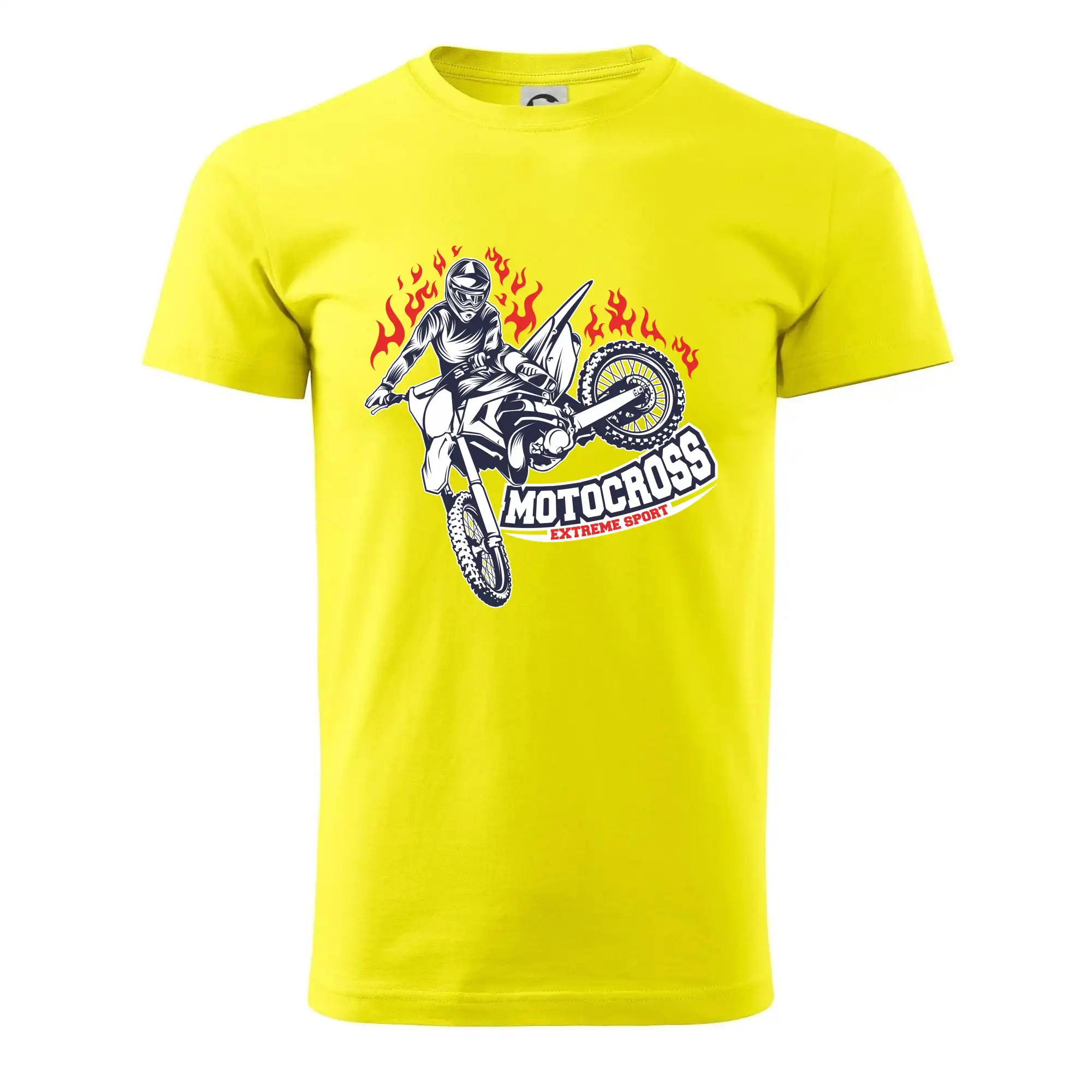 Motocross extreme sport fire