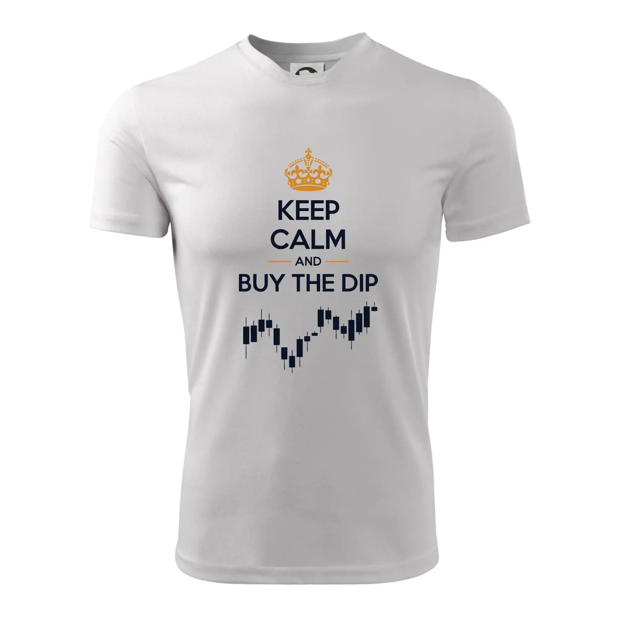 Keep Calm and Buy the Dip - koruna  a graf