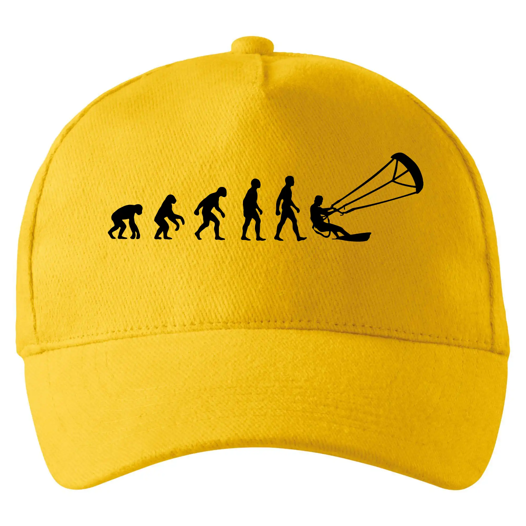 Vodácke tričká - Evolúcia KITEBOARDING - Šiltovka so zahnutým šiltom a mosaznou sponou