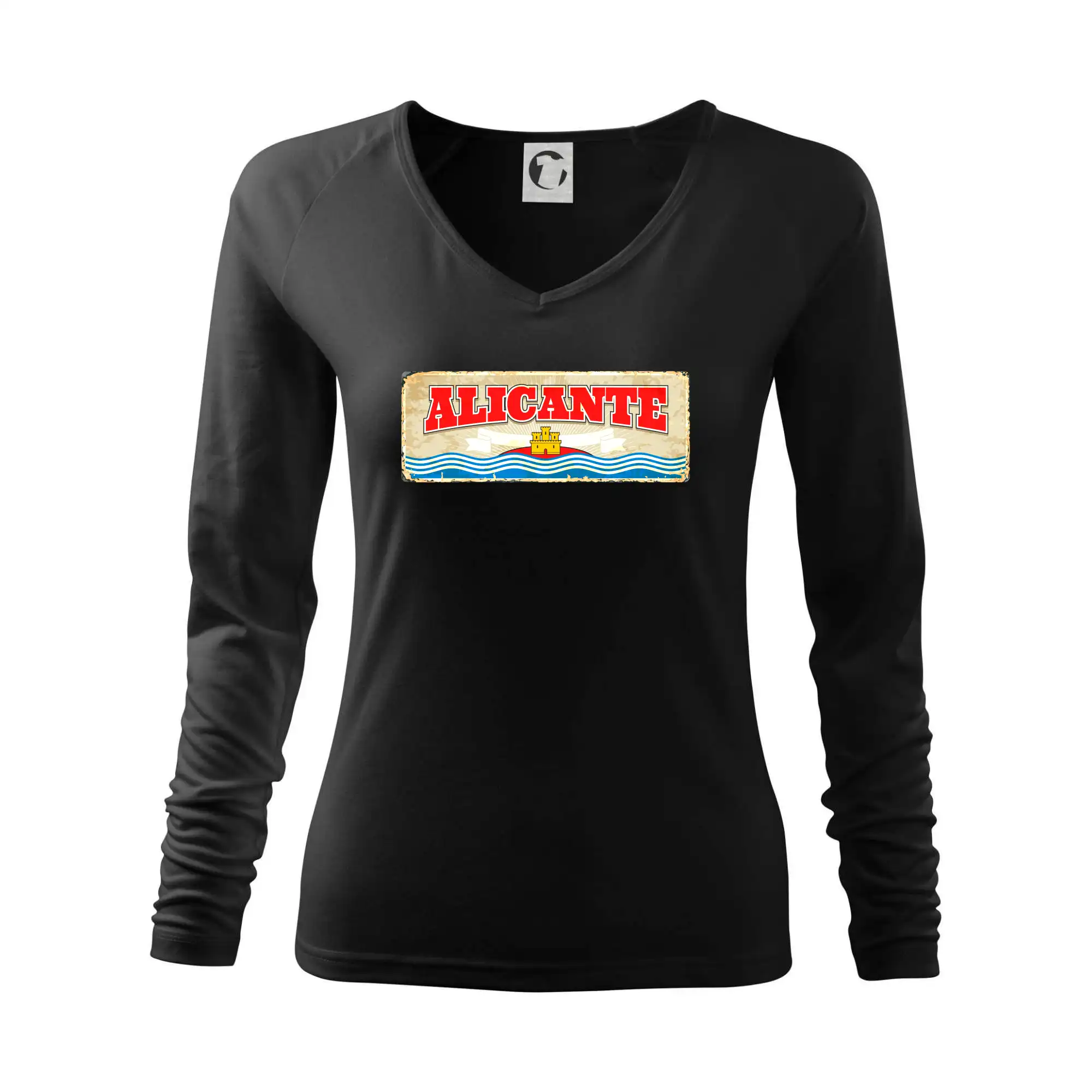 Ostatné mestá / miesta - Cedula stará Alicante - Tričko dámske Elegance