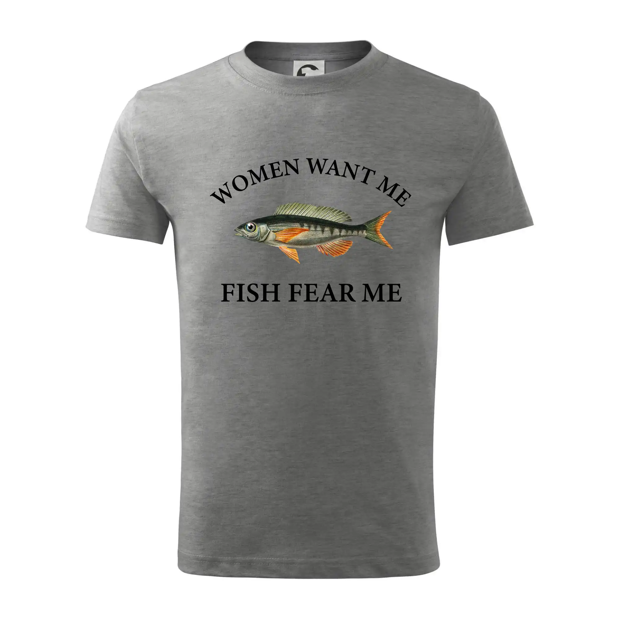 Tričká pre rybárov s potlačou - Women want me, fish fear me - Tričko detské bavlnené
