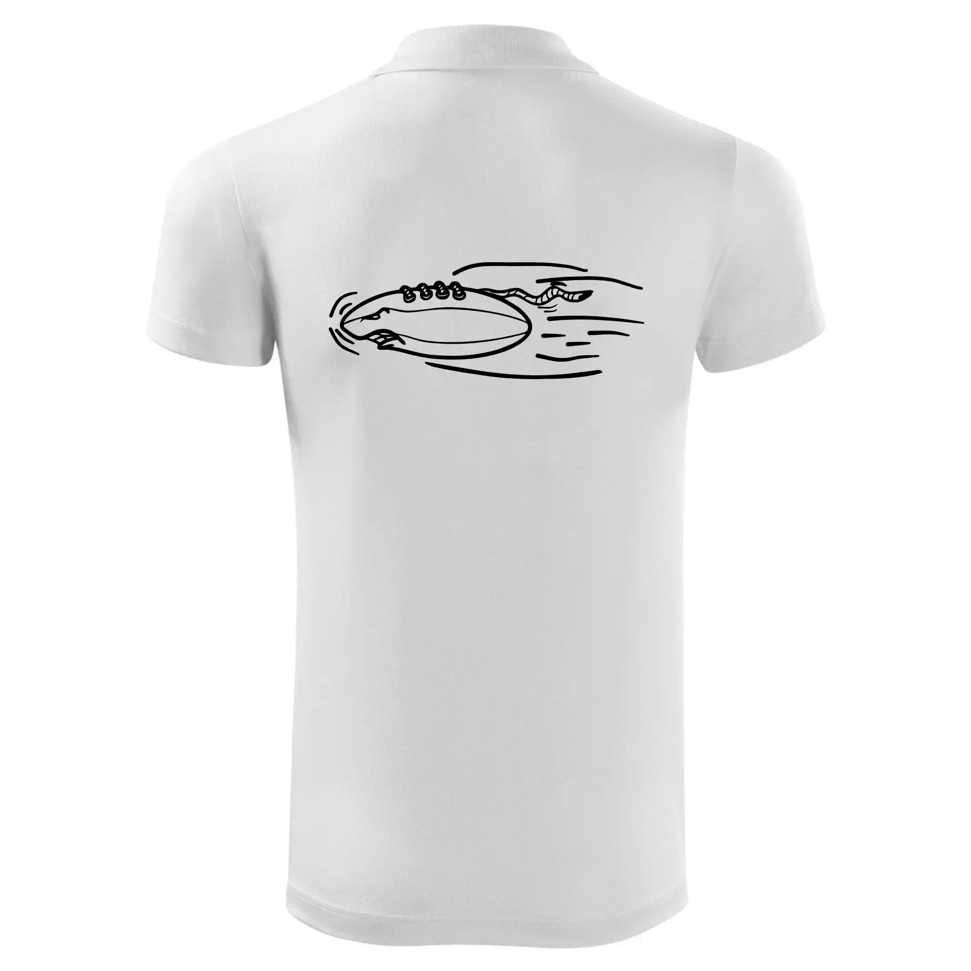 Americký fotbal letící míč