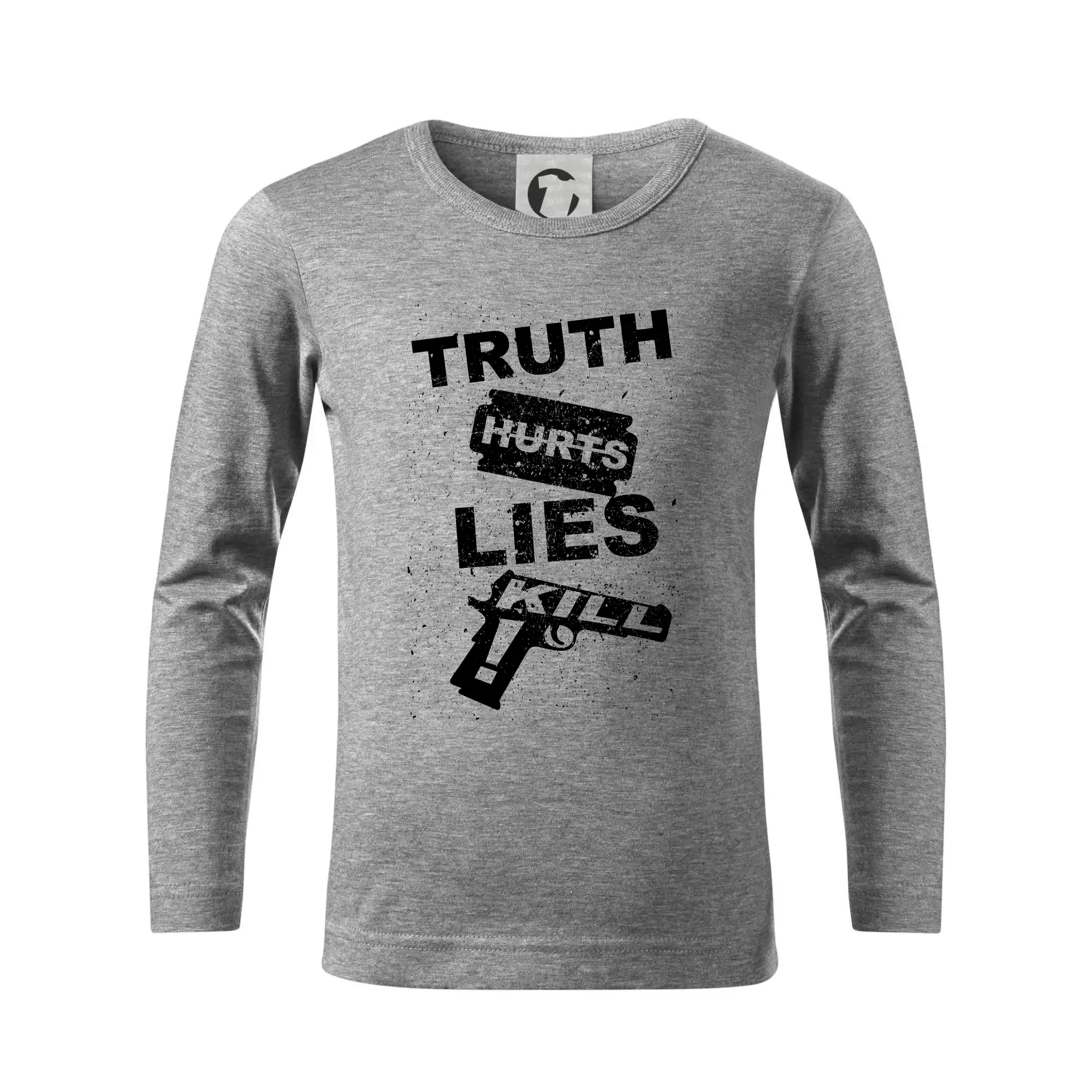 Truth Hurts lies kill - Tričko detské Long Sleeve