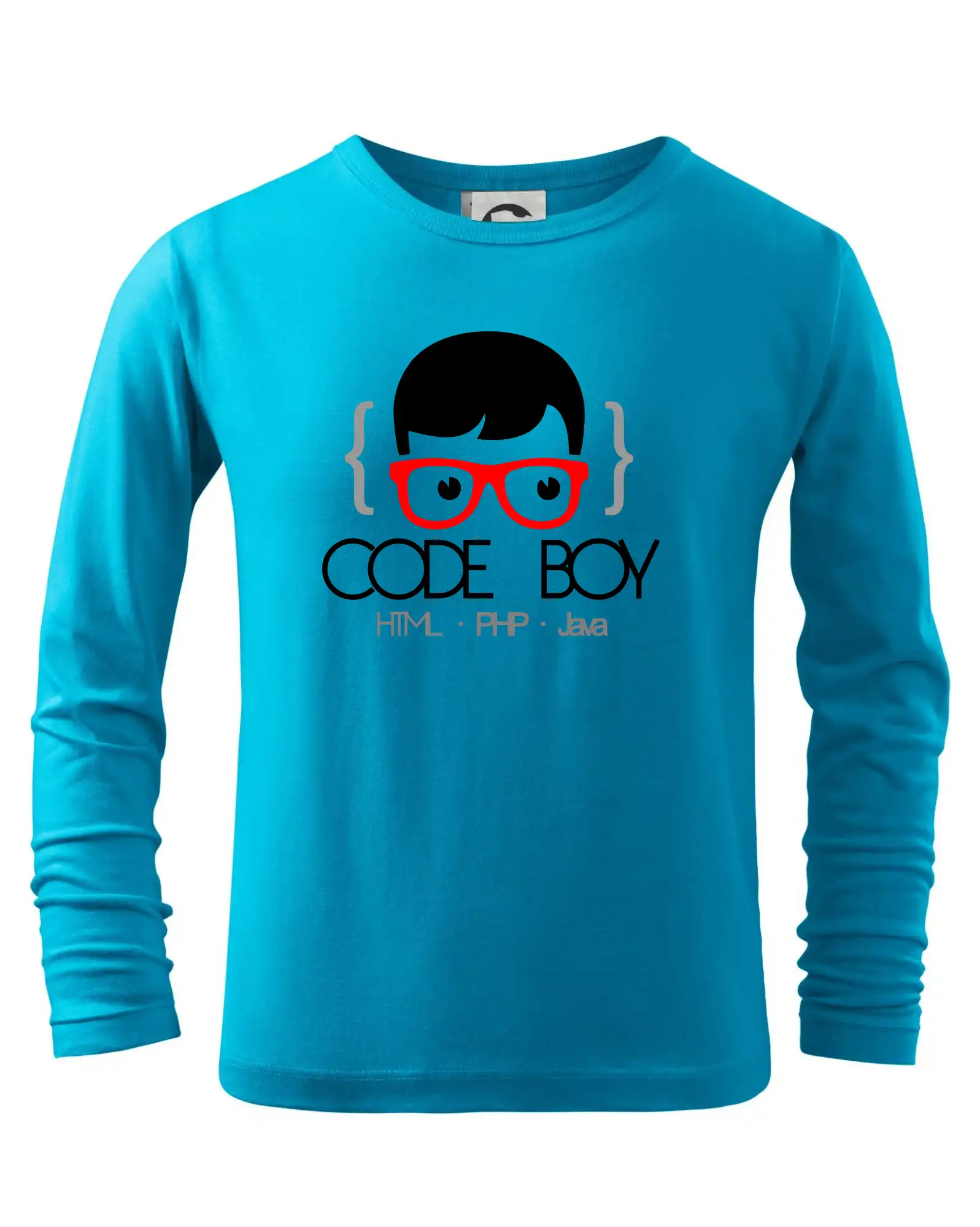 Tričká pre ajťákov - Code Boy - Tričko detské Long Sleeve