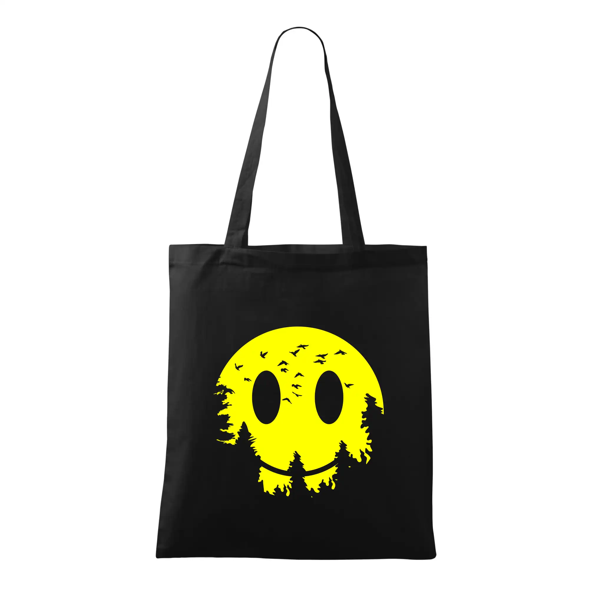 Grafické tričká - Smiley Moon - Taška bavlnená