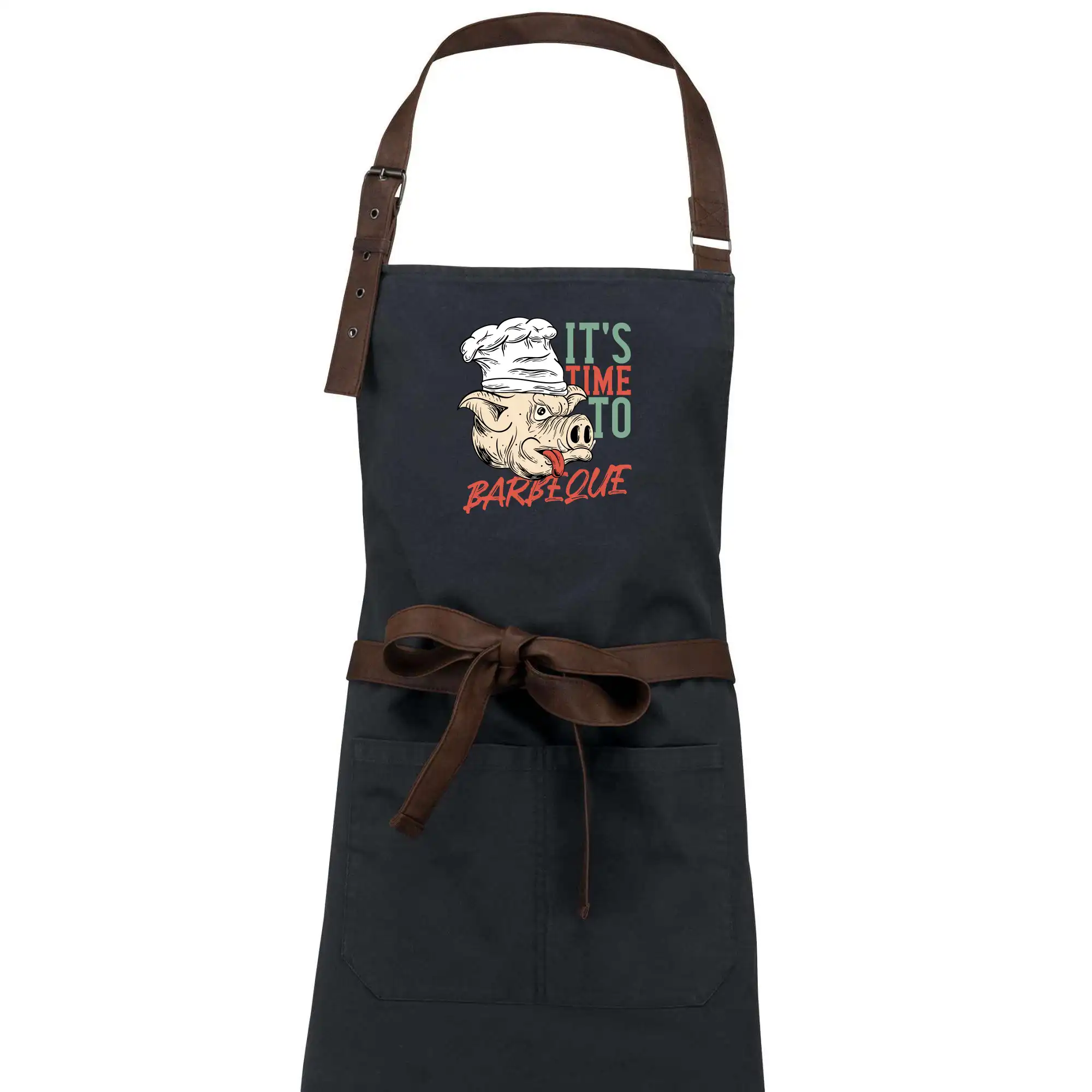 Tričká a zástery na grilovanie - It's Time to Barbeque - Zástera Vintage