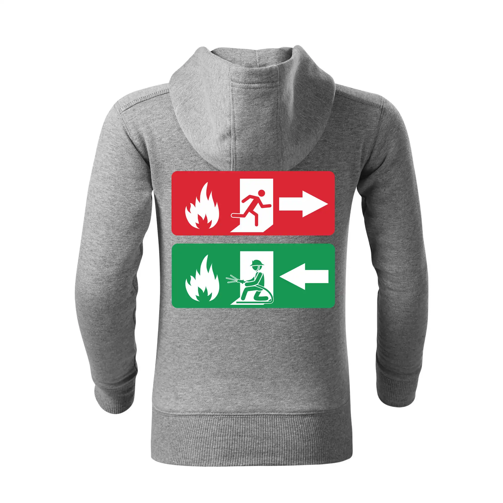 Lidé utíkají, hasiči přibíhají