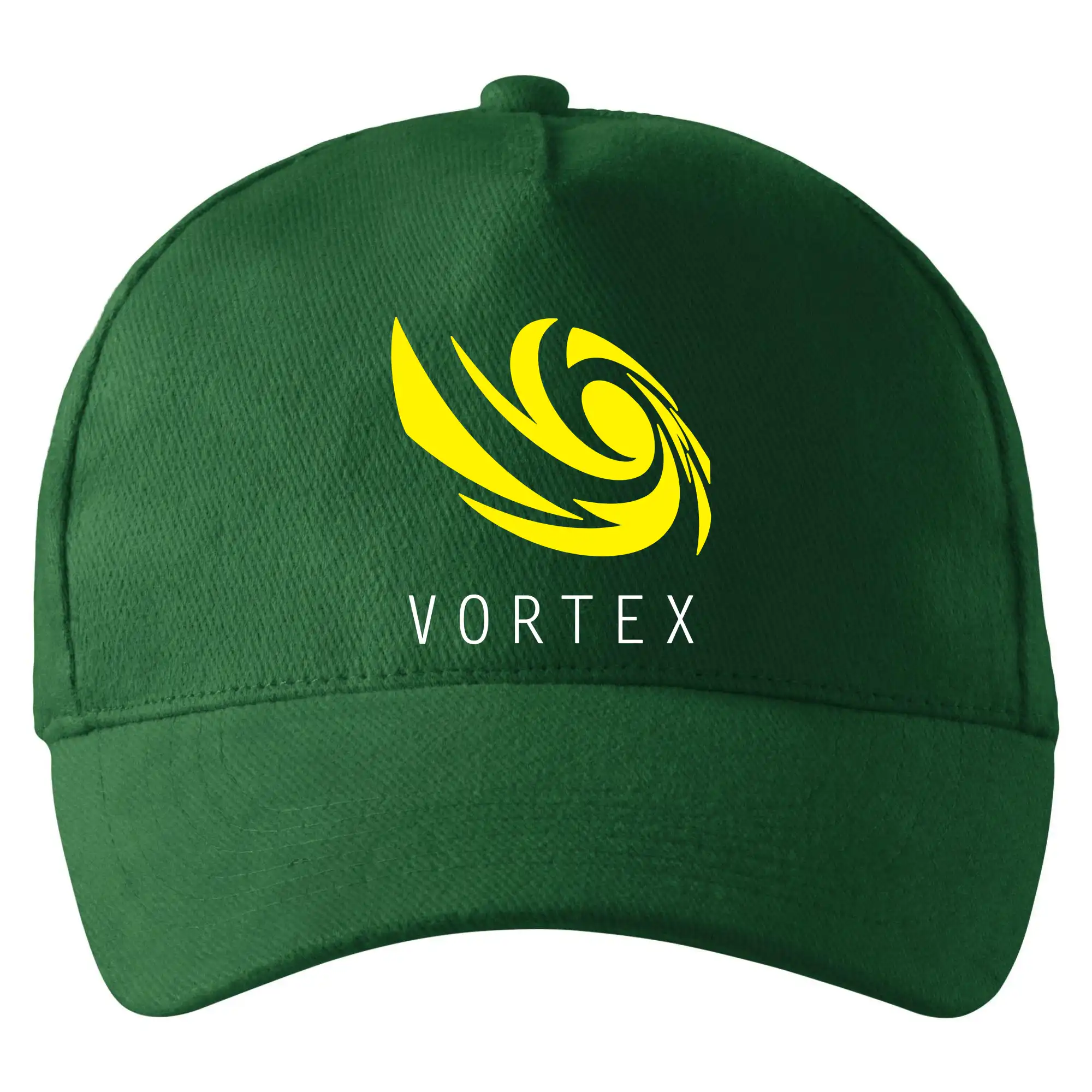 Tričká, mikiny a šiltovky pre Youtubery - Vortex logo farebné - Šiltovka so zahnutým šiltom a mosaznou sponou