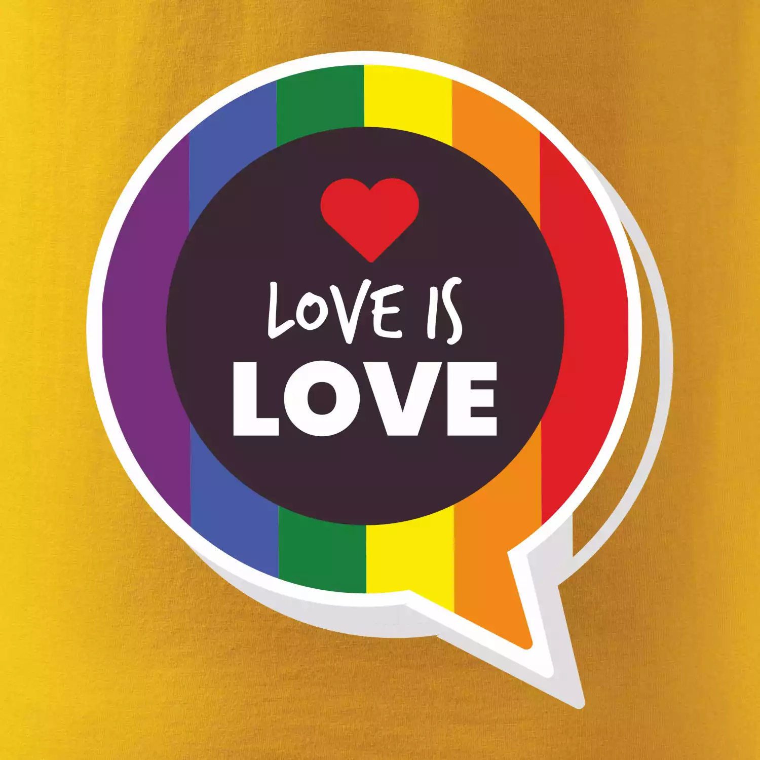 Love is love bublina