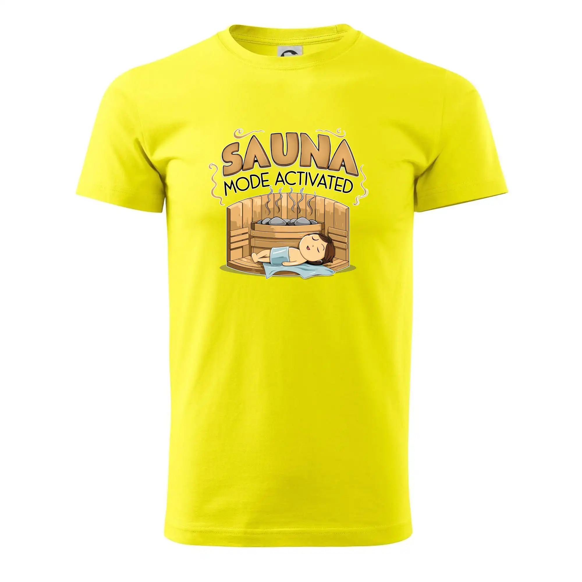 Sauna mode activated - Klasické pánske tričko vyššej gramáže
