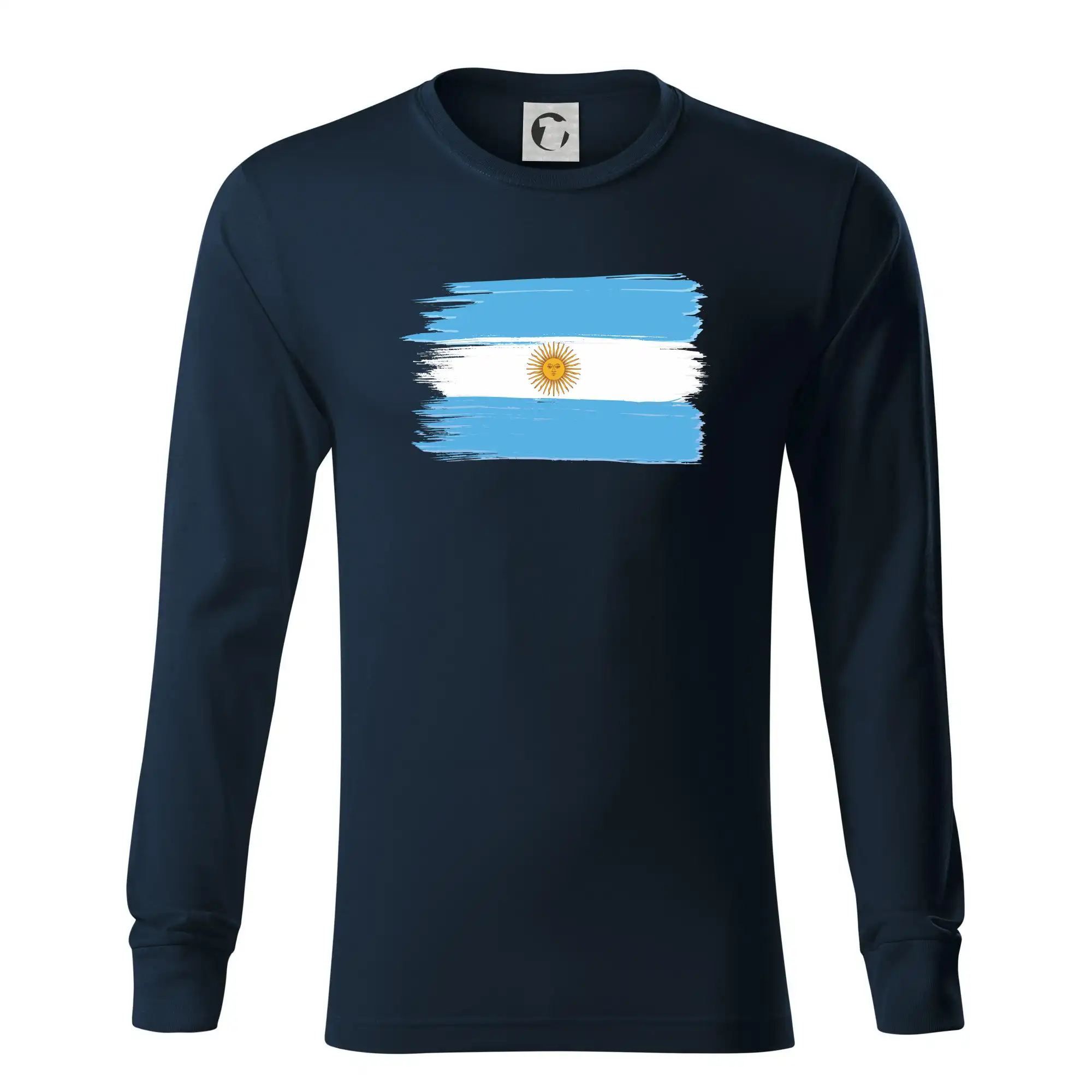 Argentina vlajka kreslená štětkou