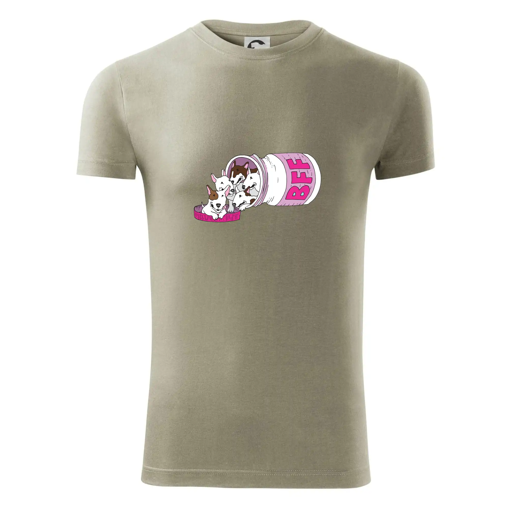 Bullterrier Friends Forever růžové (Pecka design)