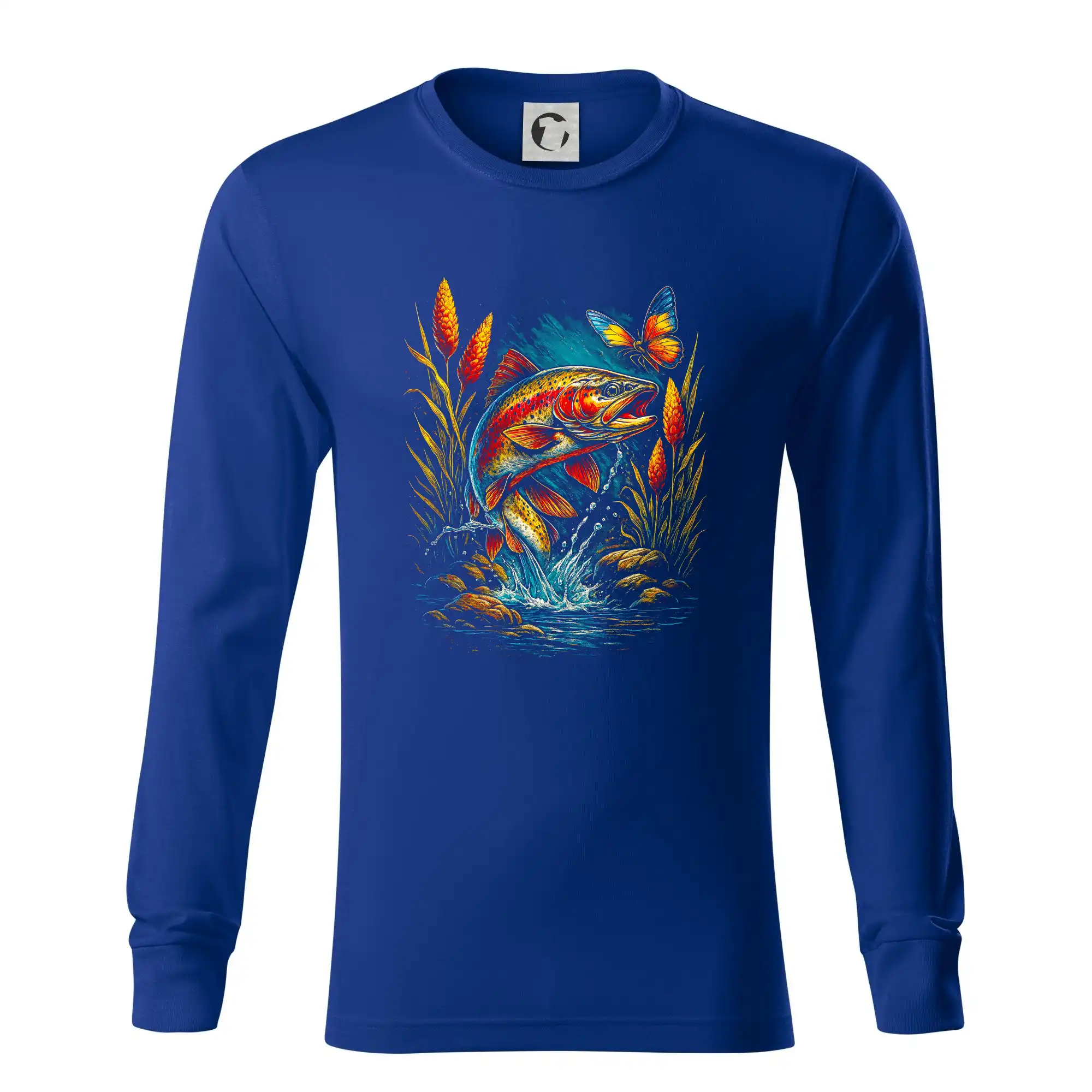 Obrázek pstruh a motýl