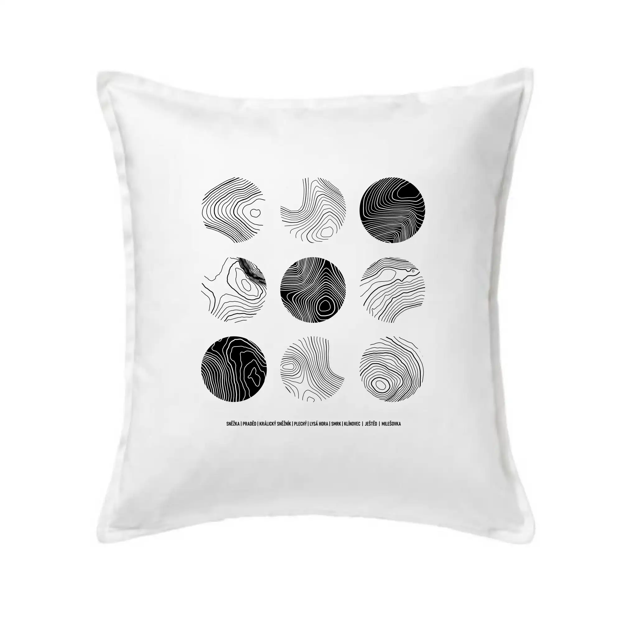 Vrstevnice nejvyšších Českých hor