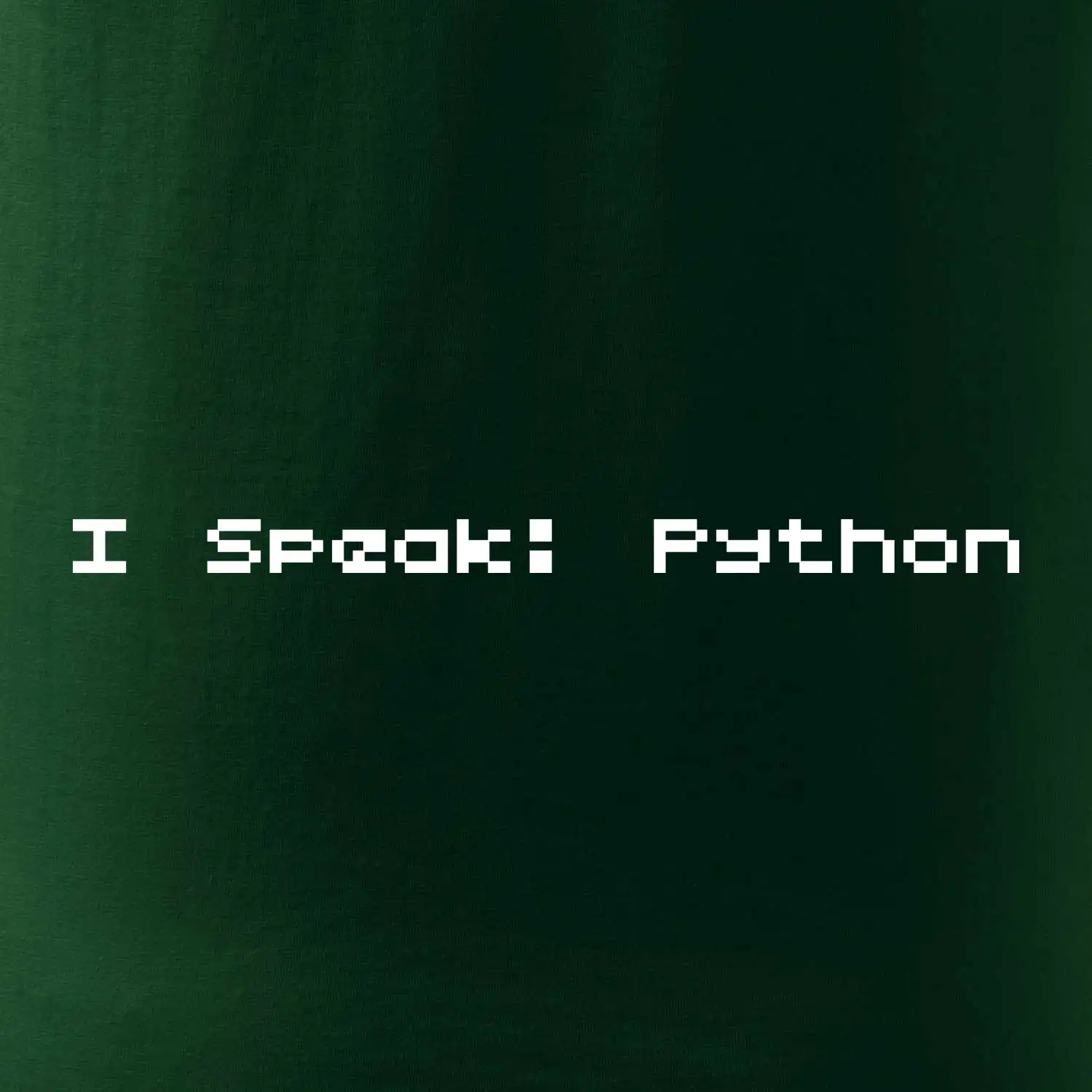 I Speak Python