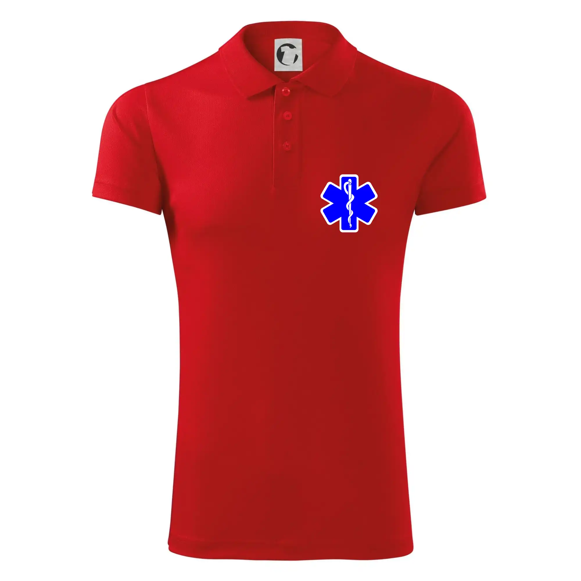 Tričká a mikiny pre záchranárov a lekárov - Kvalitné oblečenie pre zdravotníkov - Rescue - Hviezda na prsníku + nápis na chrbte - Polokošeľa Victory (športové)