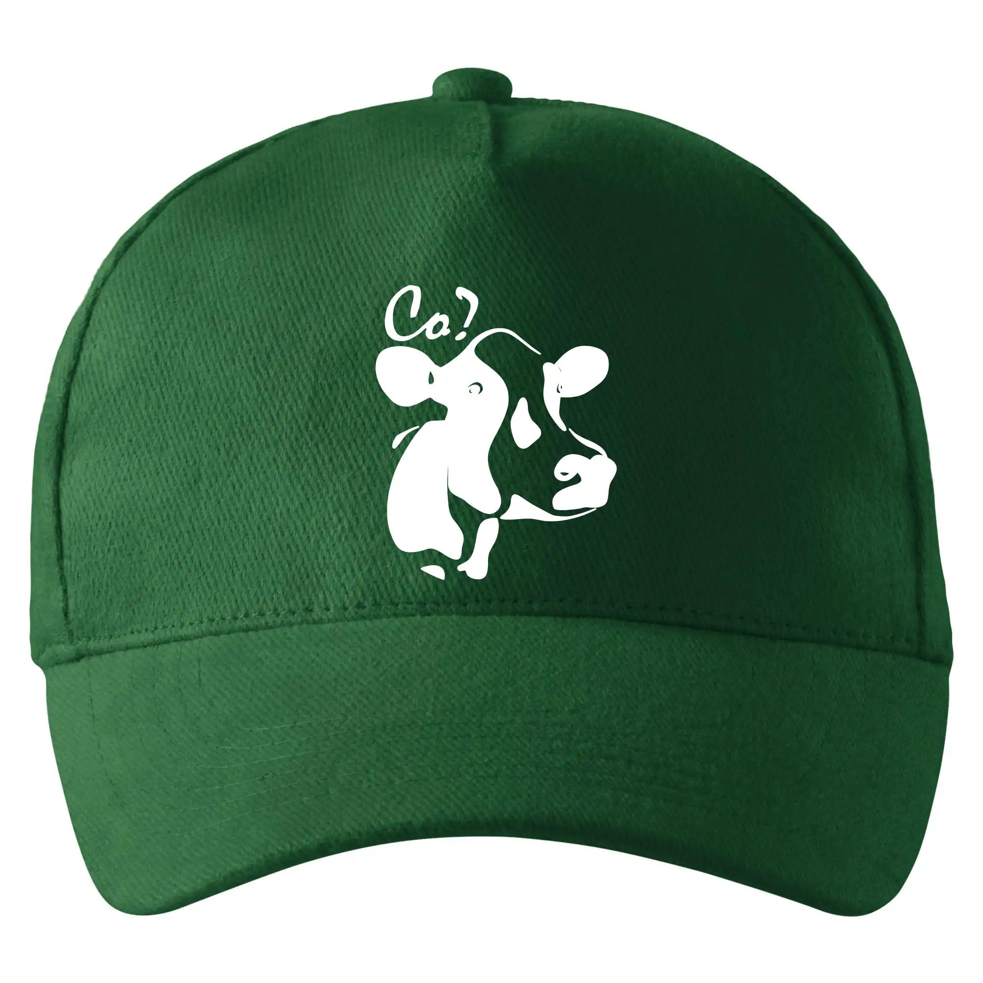 Tričká s kravou - Zmätená krava - Šiltovka so zahnutým šiltom a mosaznou sponou