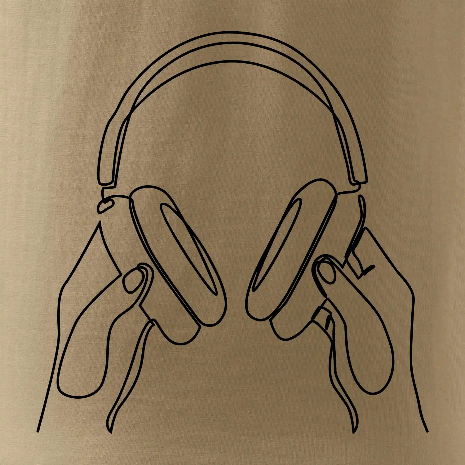 Sluchátka  jedním tahem