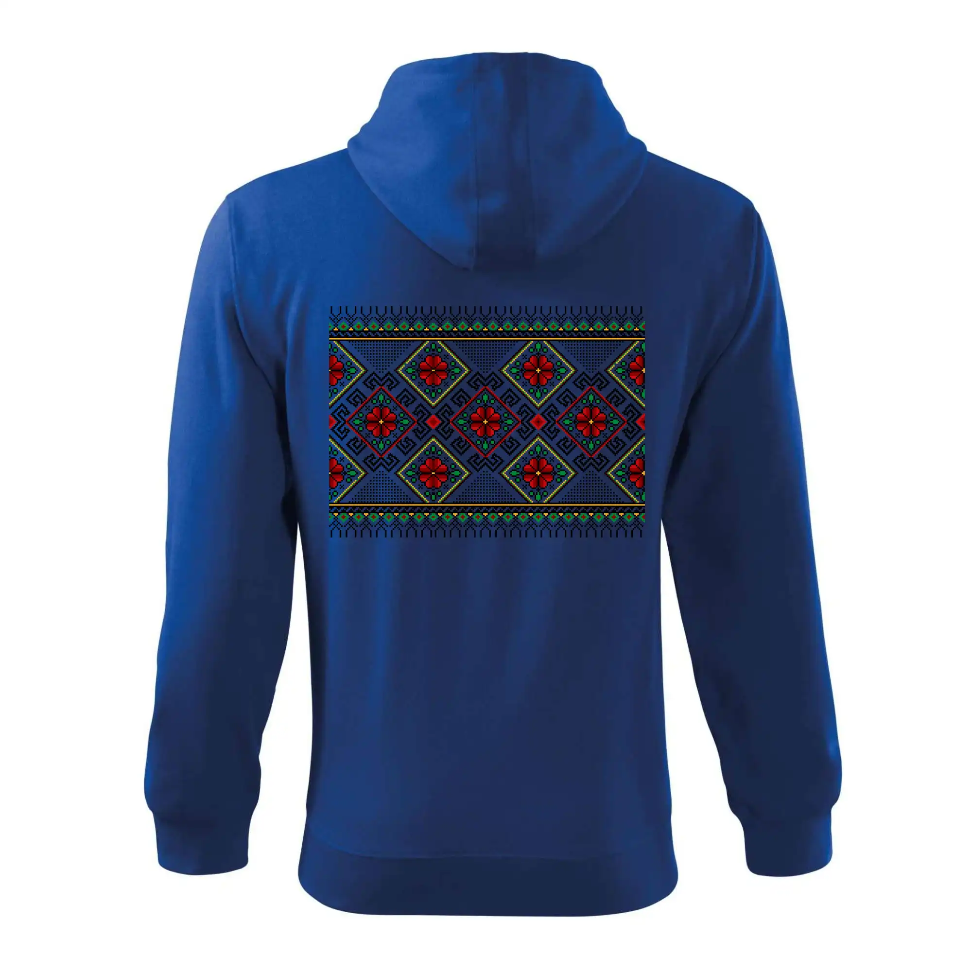 Ukrajinský vzor - Červeno Zelený