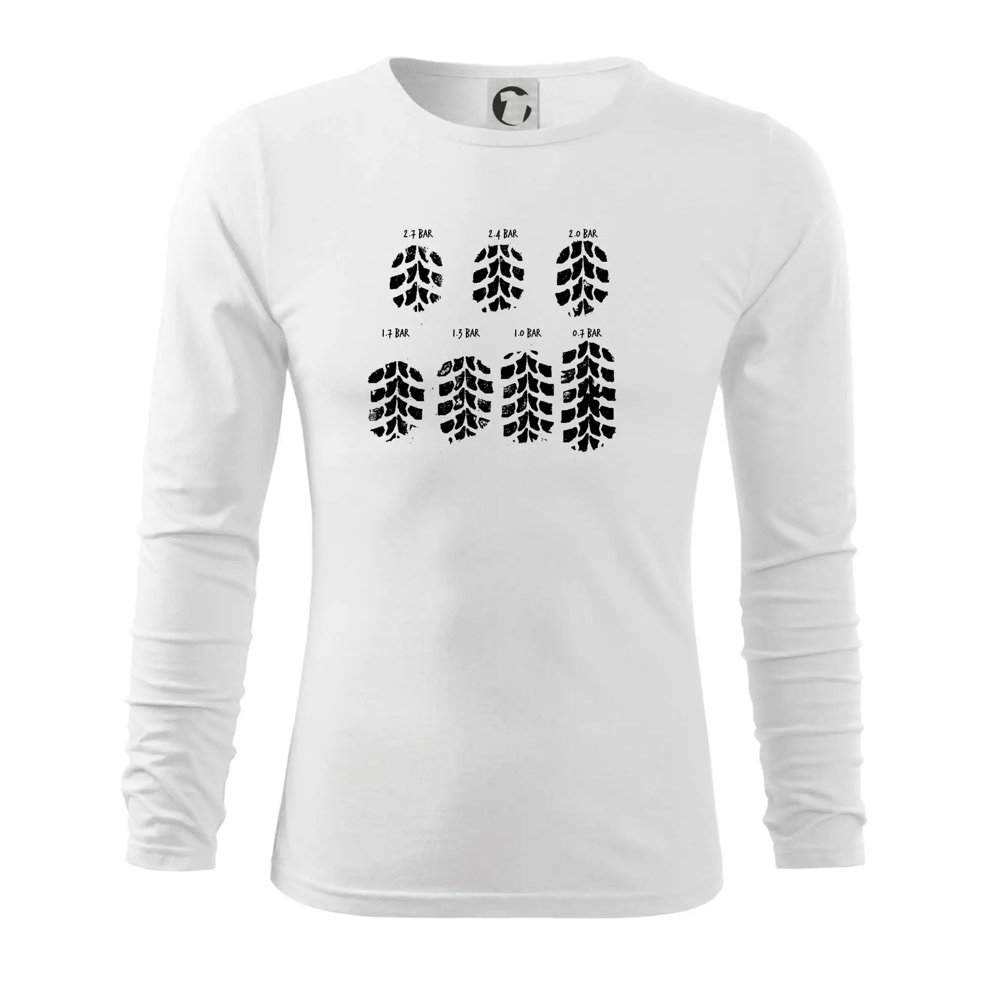 Pneumatiky - obtisk v závislosti na tlaku