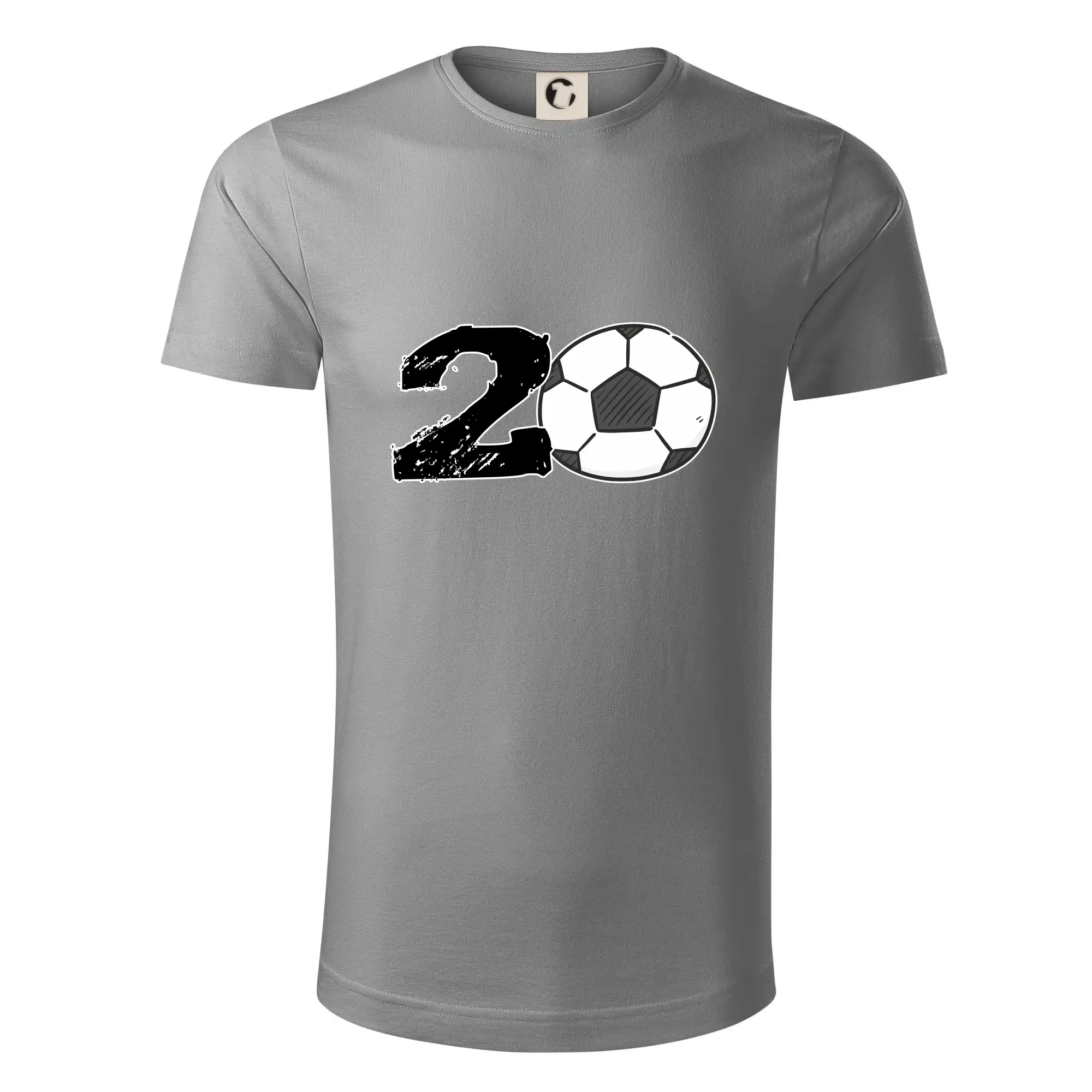Tričká pre futbalistov - Futbal okrúhle narodeniny 20 - Tričko z organickej bavlny