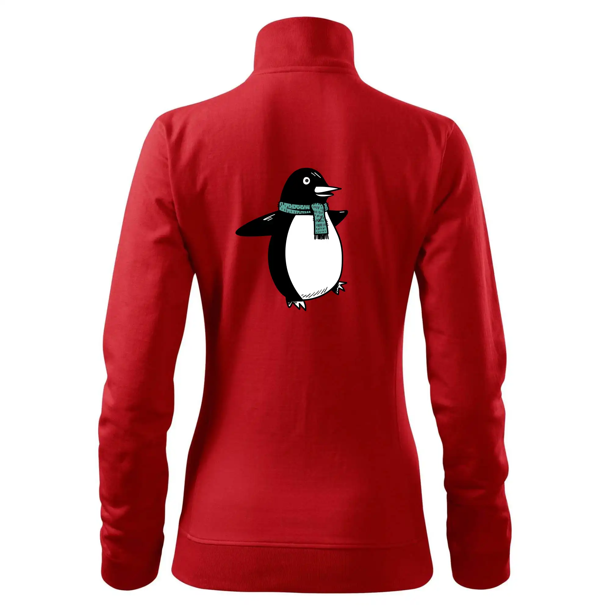 Tučňák se zelenou šálou