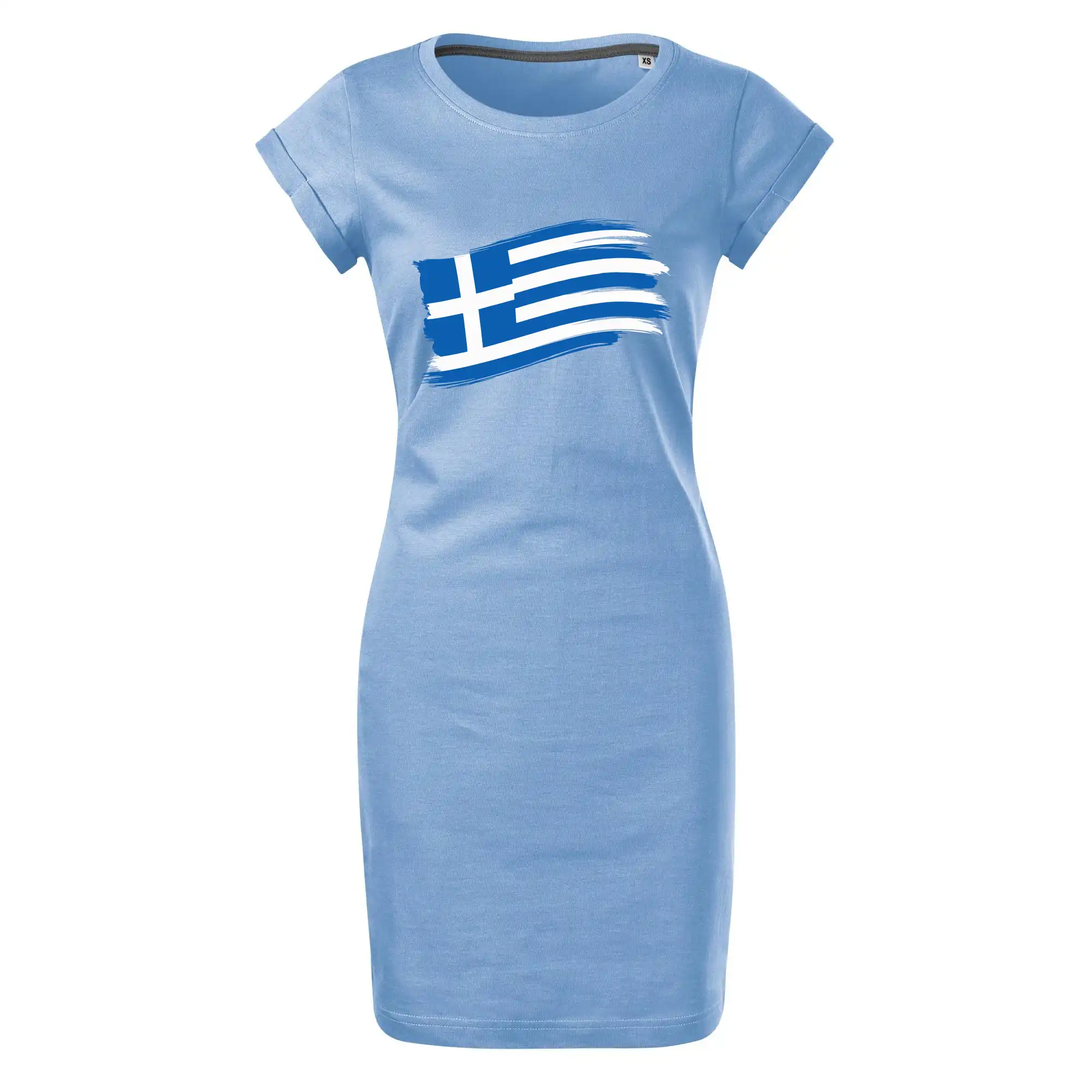 Řecko vlajka - štětkou