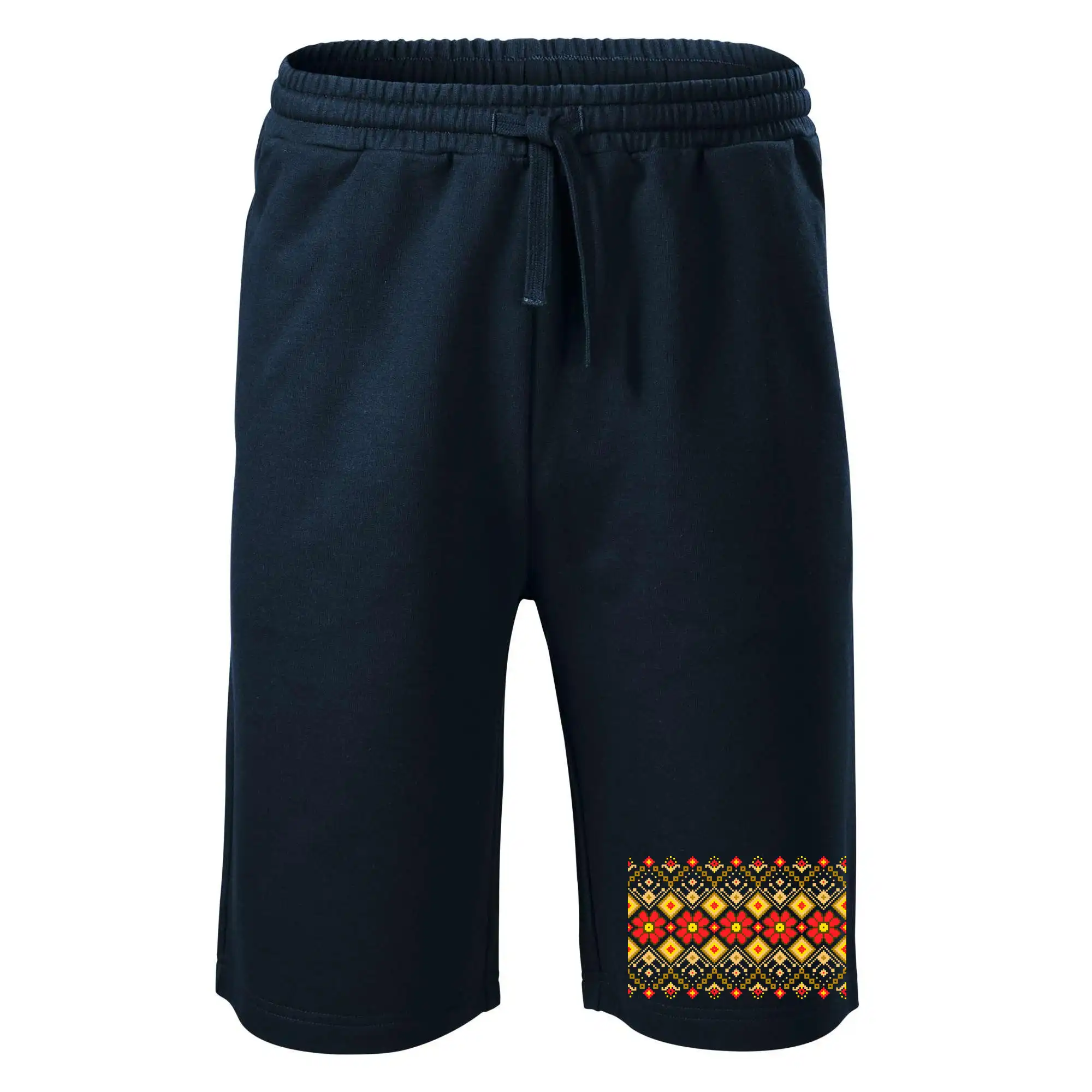 Ukrajinský vzor  - Červené květiny