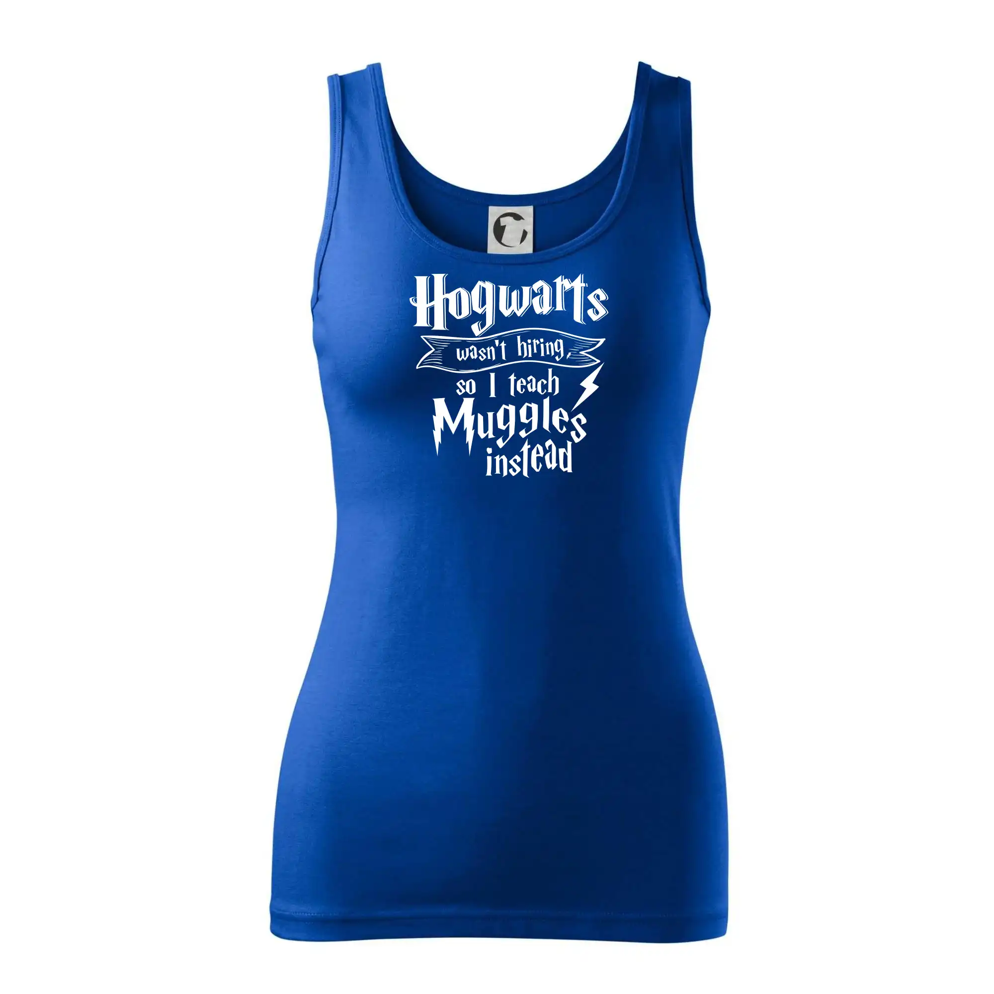 Filmové tričká - Harry - Hogwarts wasn’t hiring, so I teach Muggles instead - Dámske tielko