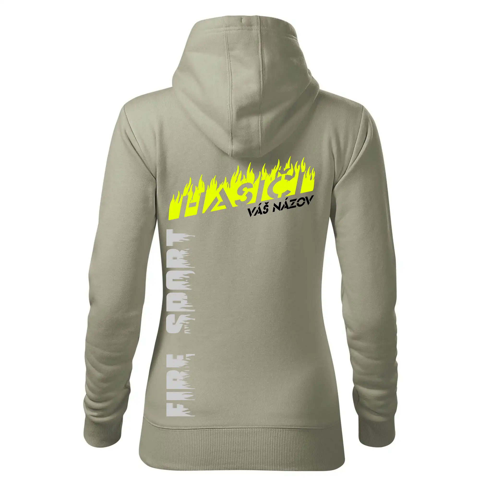 Hasiči - oheň - Váš názov - Prsník + chrbát