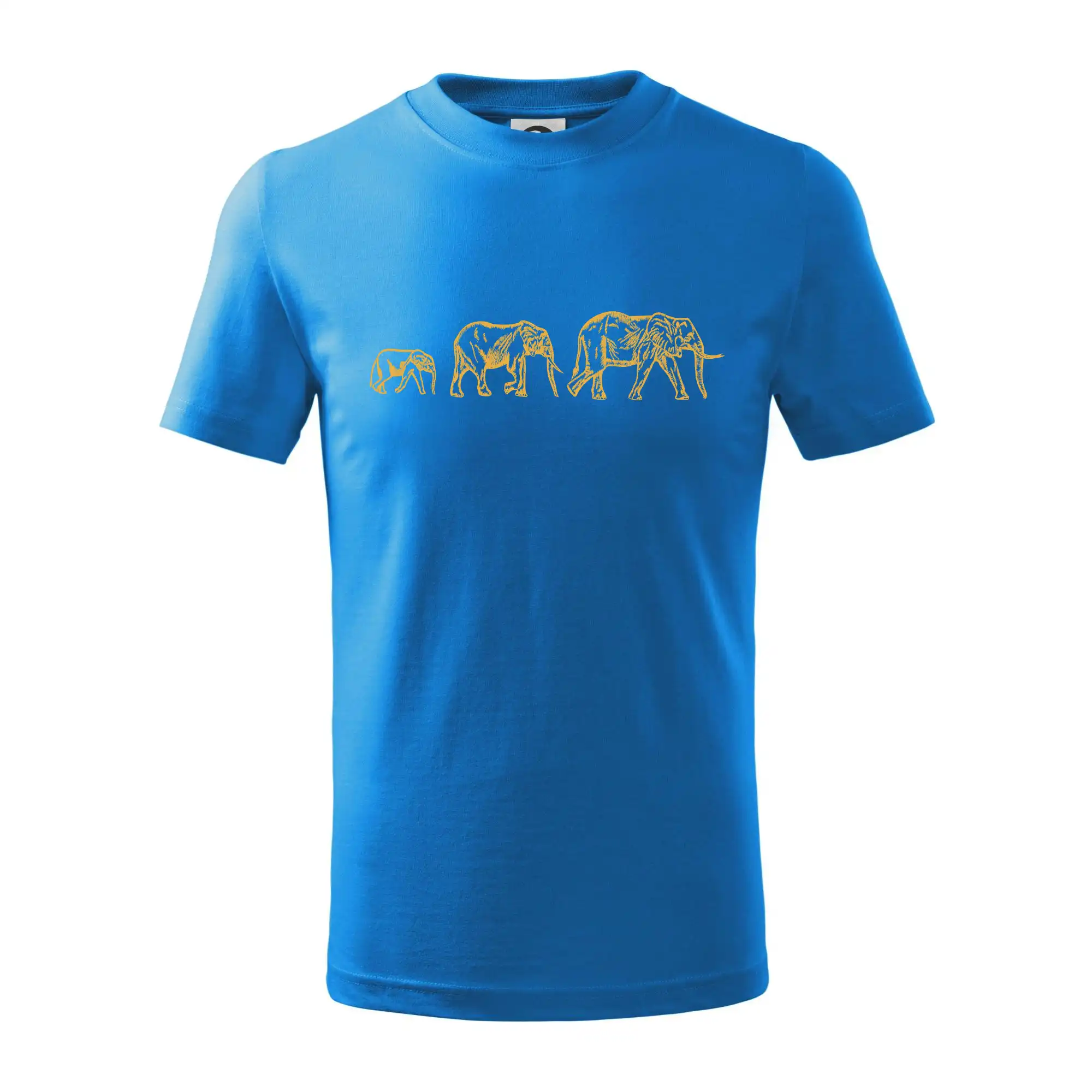 Tričká so zvieratami - 3 slony - Tričko detské bavlnené