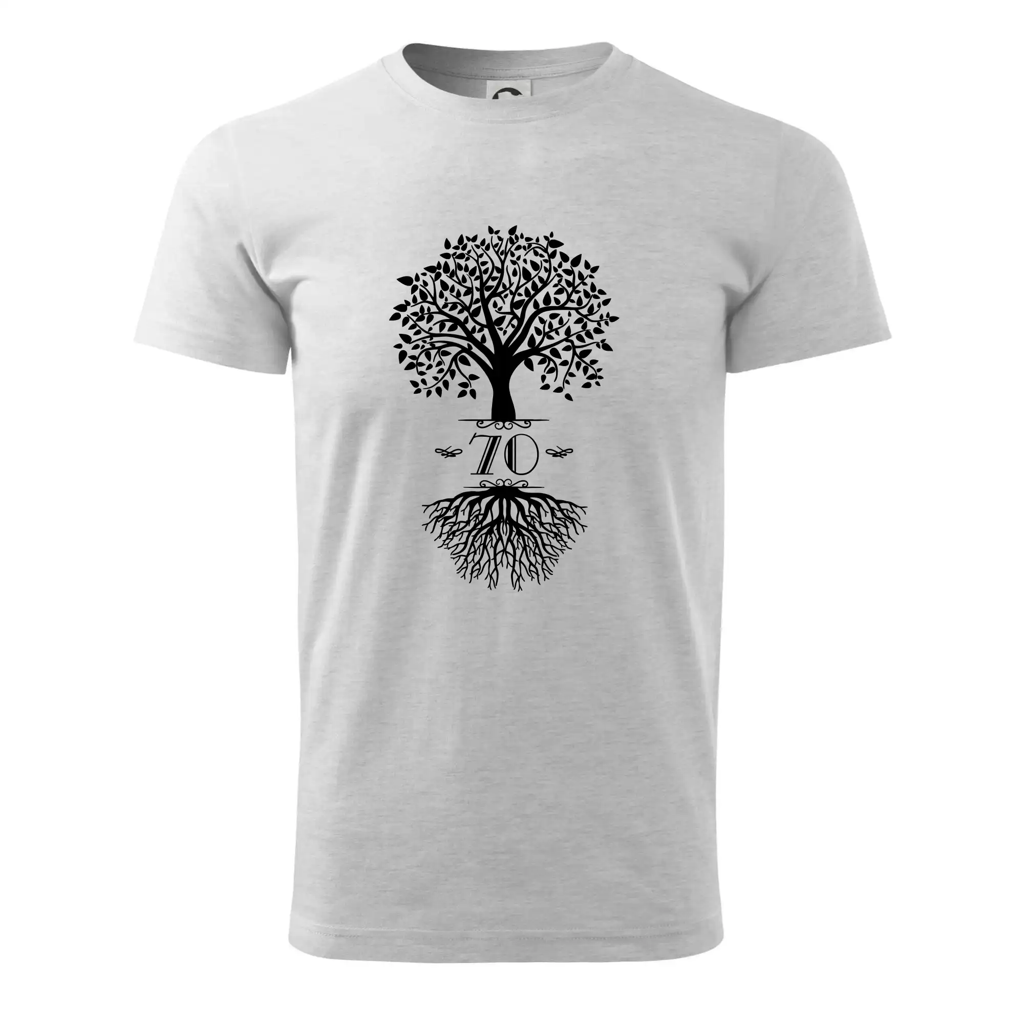 Tričká k narodeninám - Narodeninový strom 70 - Tričko extra veľké  (5-8XL)