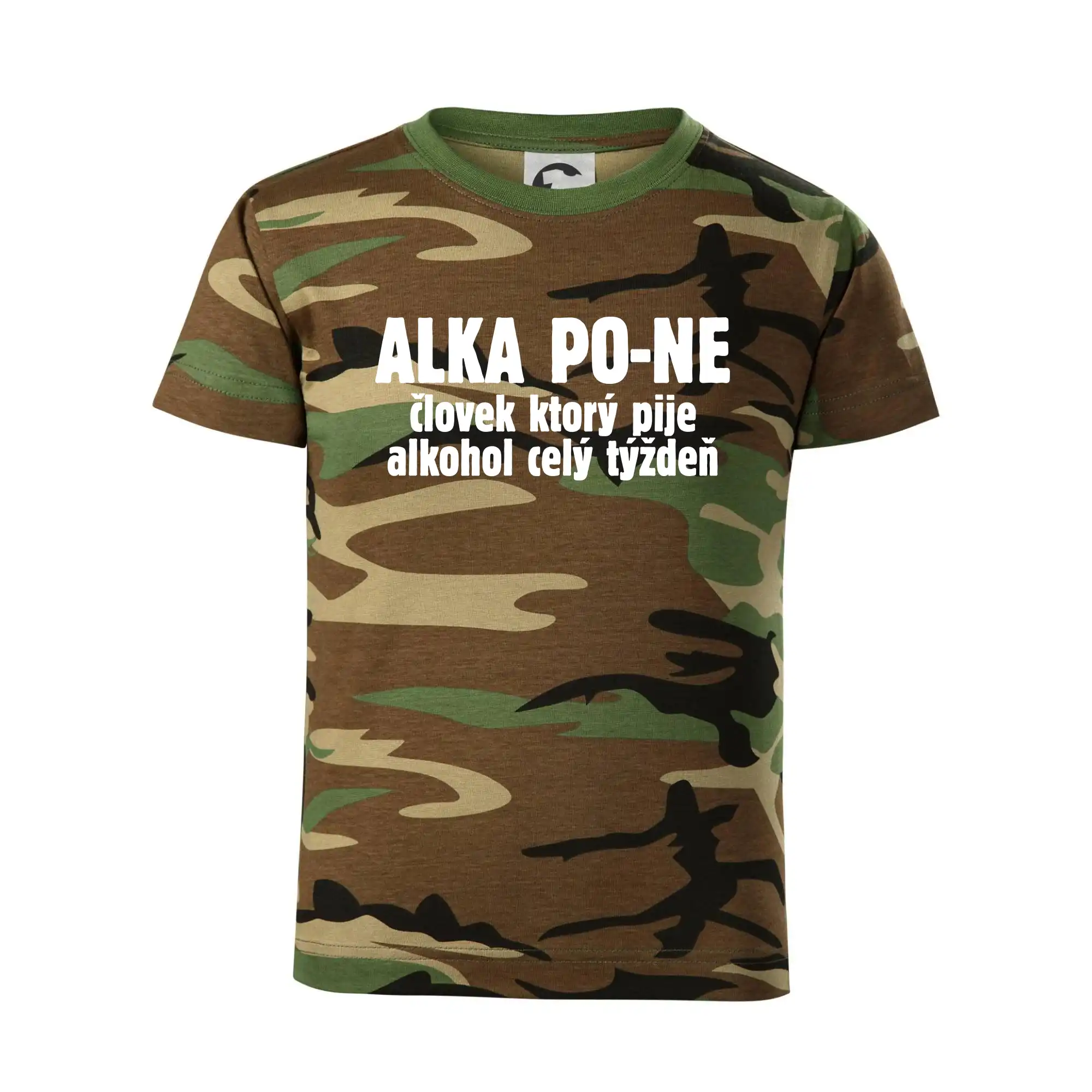 Tričká na párty - Alkapone - Detské maskáčové tričko