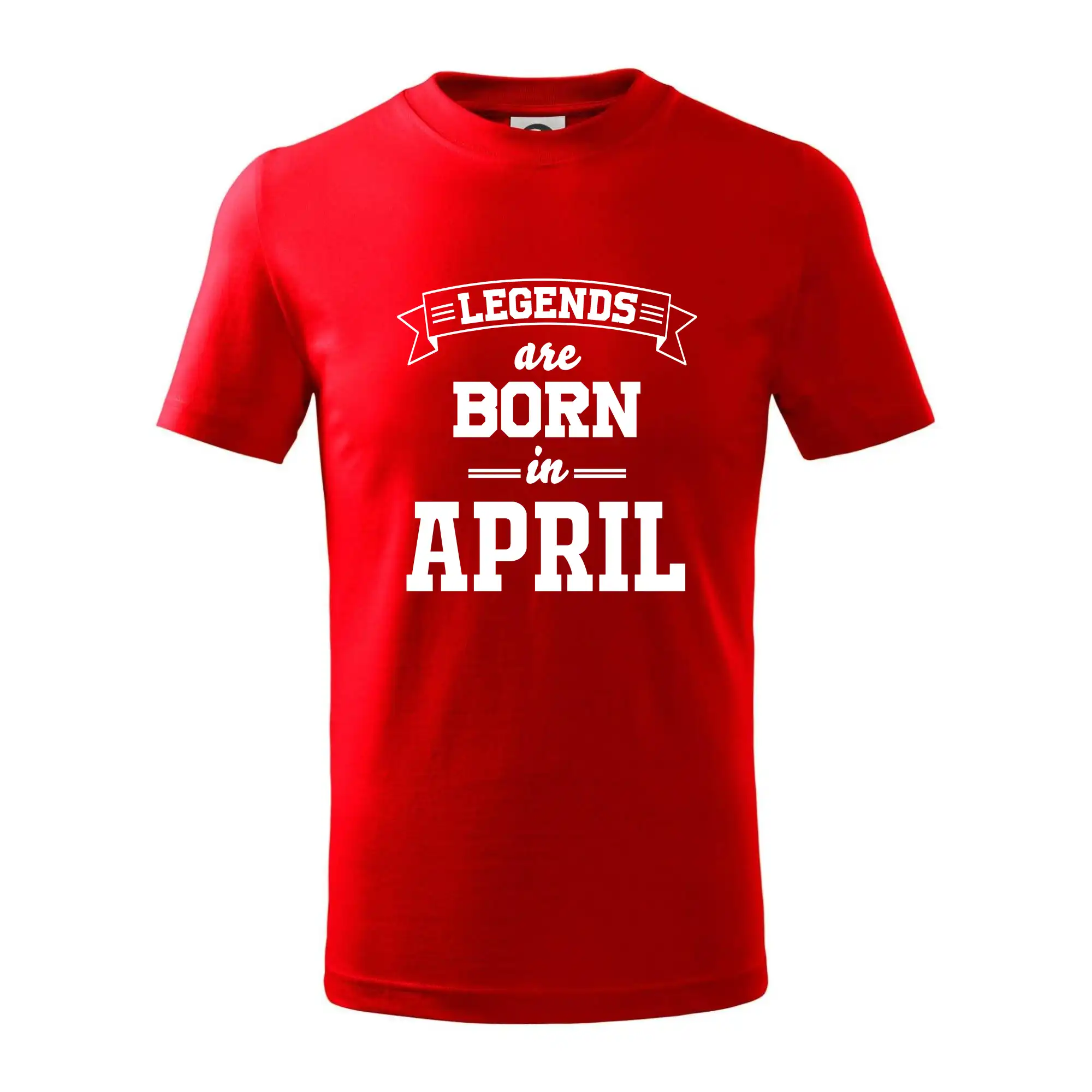 Tričká pre narodených v apríli - Legends are born in April - Tričko detské bavlnené