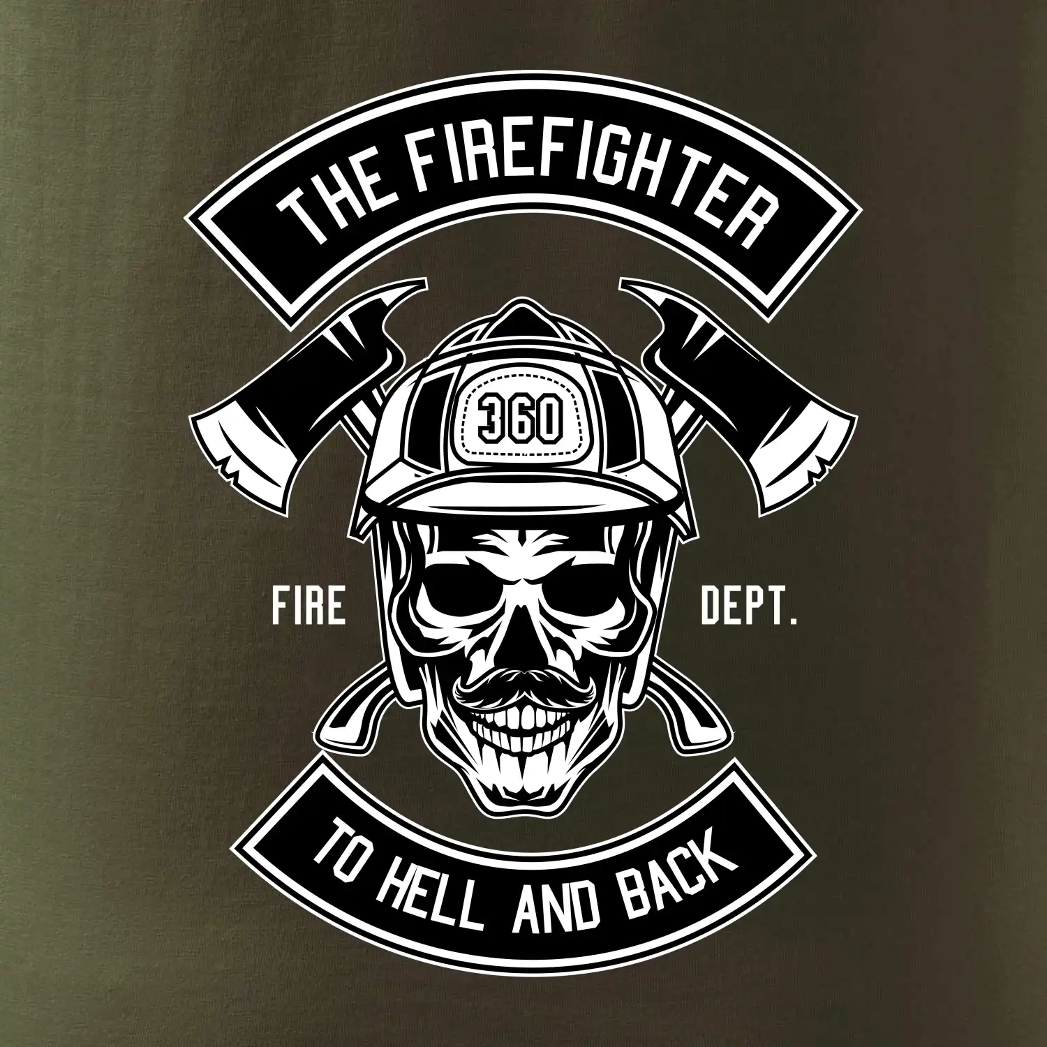 Lebka hasič do pekla a zpátky