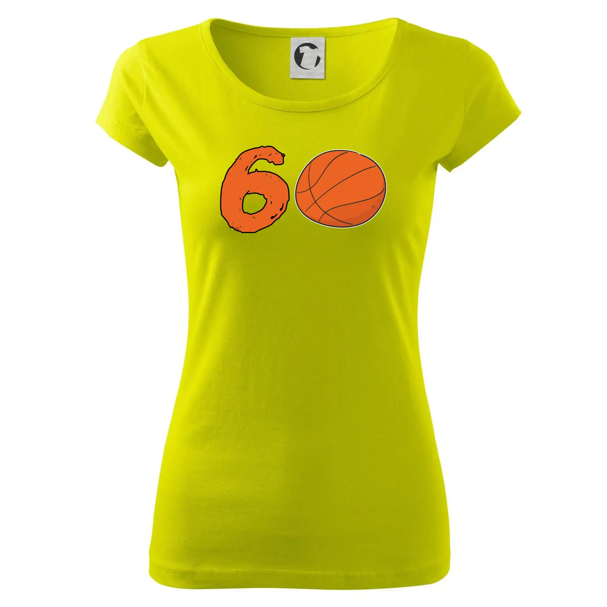 Basketbalová tričká - Basketball okrúhle narodeniny 60 - Dámske tričko Pure