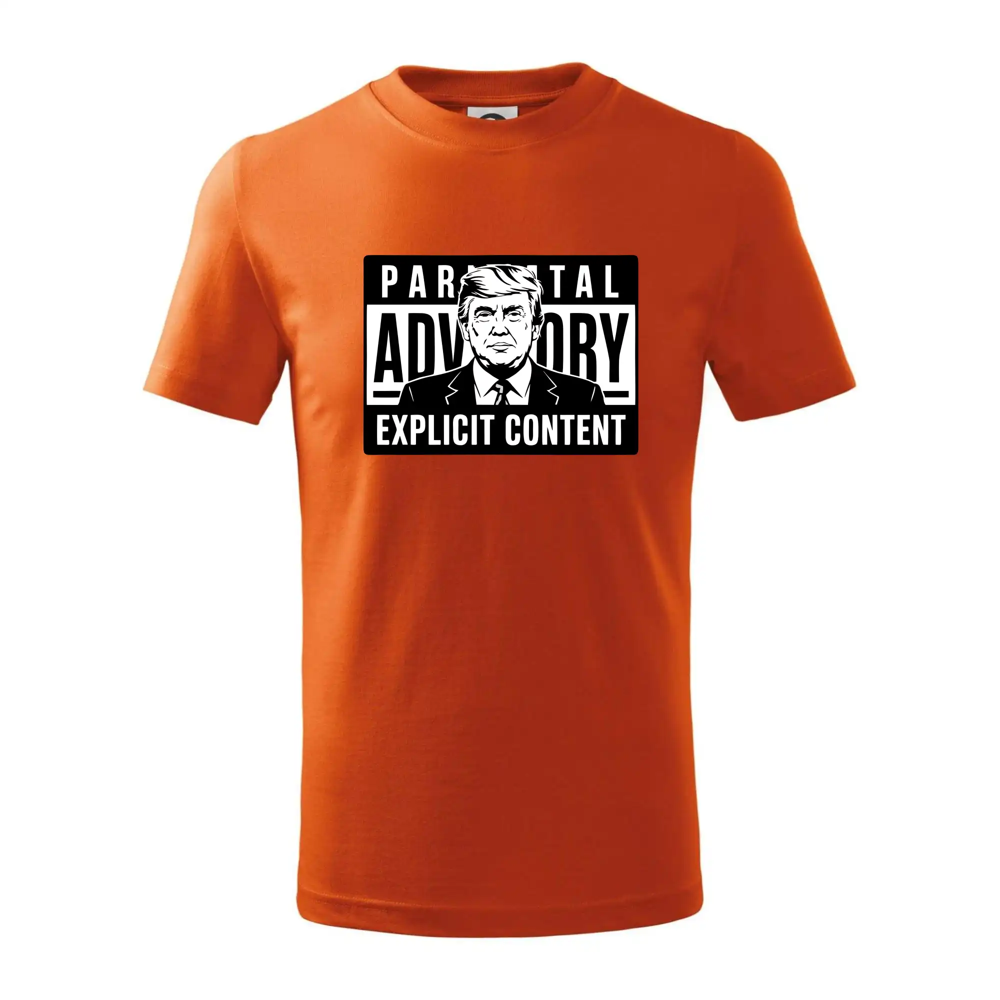 Politické tričká - Parental advisory Trump - Tričko detské bavlnené