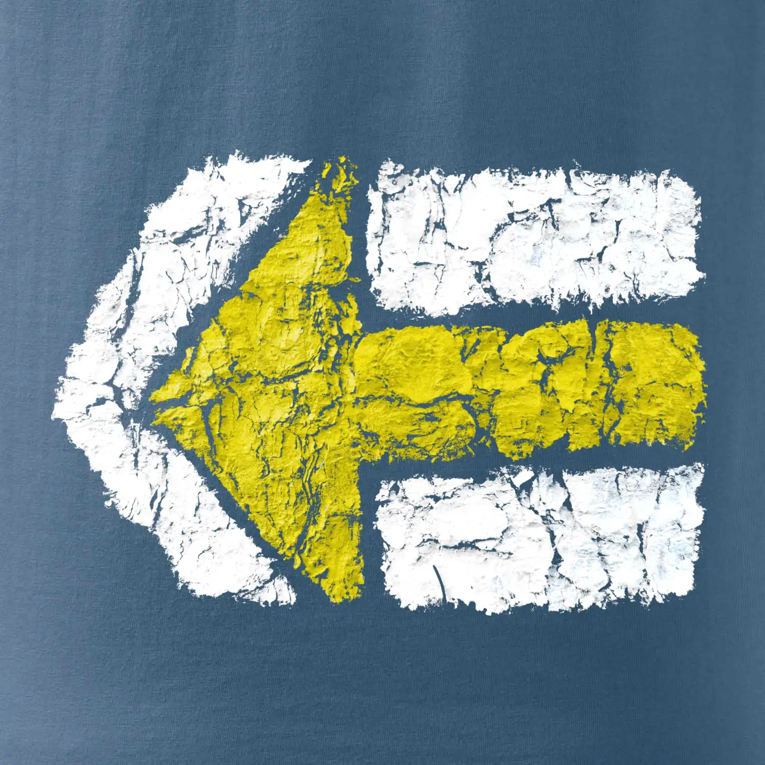 Párová turistická značka žlutá