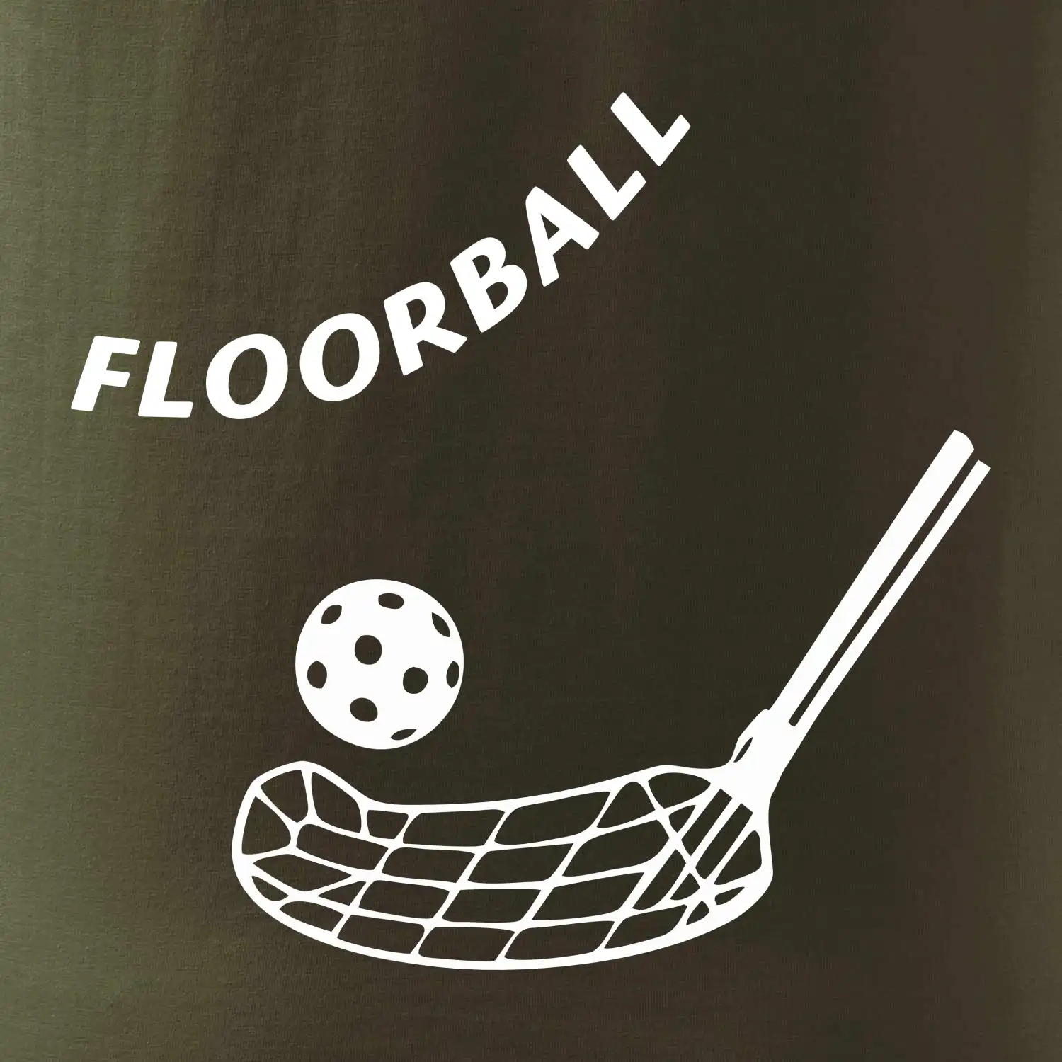 Floorball nápis šikmo