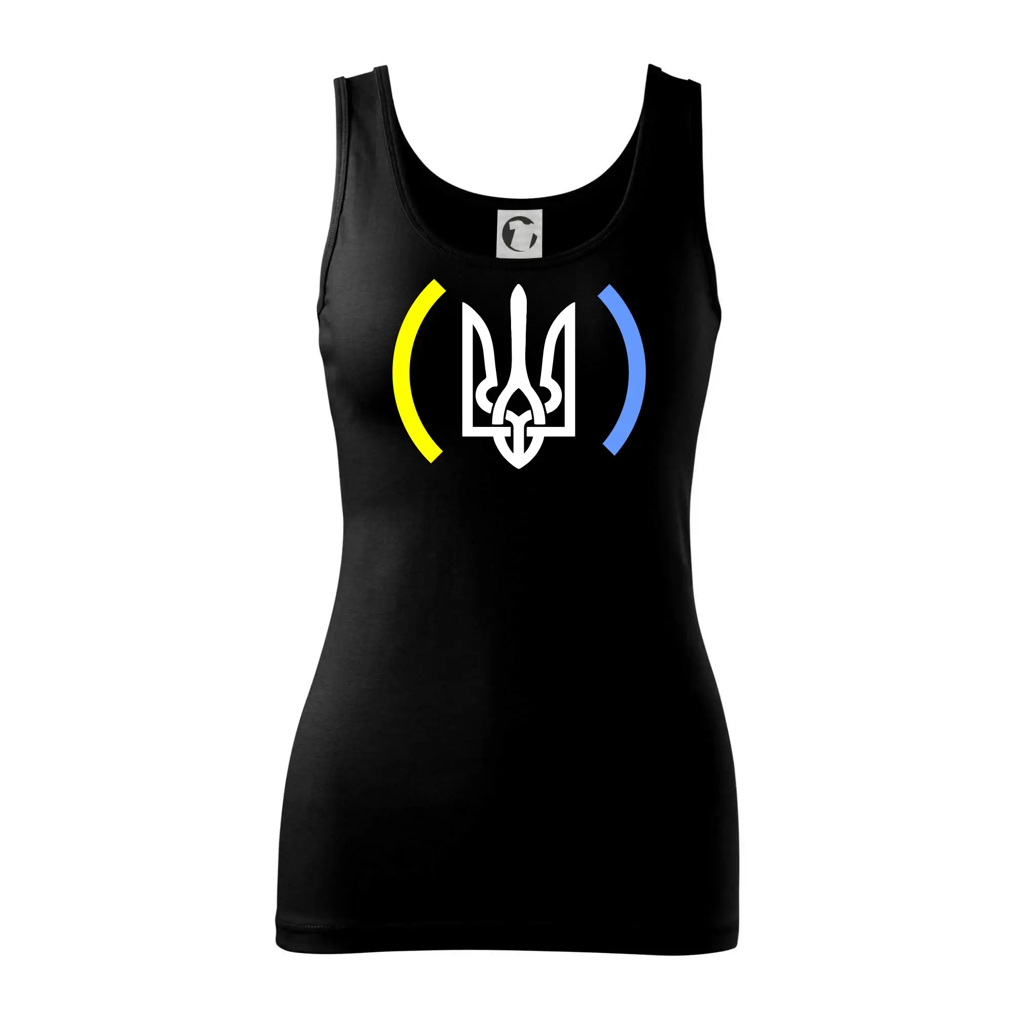 Ukrajina trojzubec s barvami