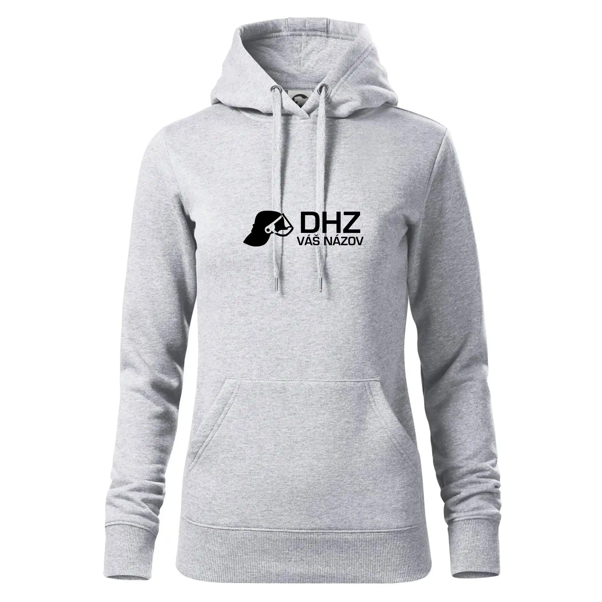 Originálne tričká pre hasičov - DHZ Helma - vlastný nápis - Mikina dámská Cape s kapucí