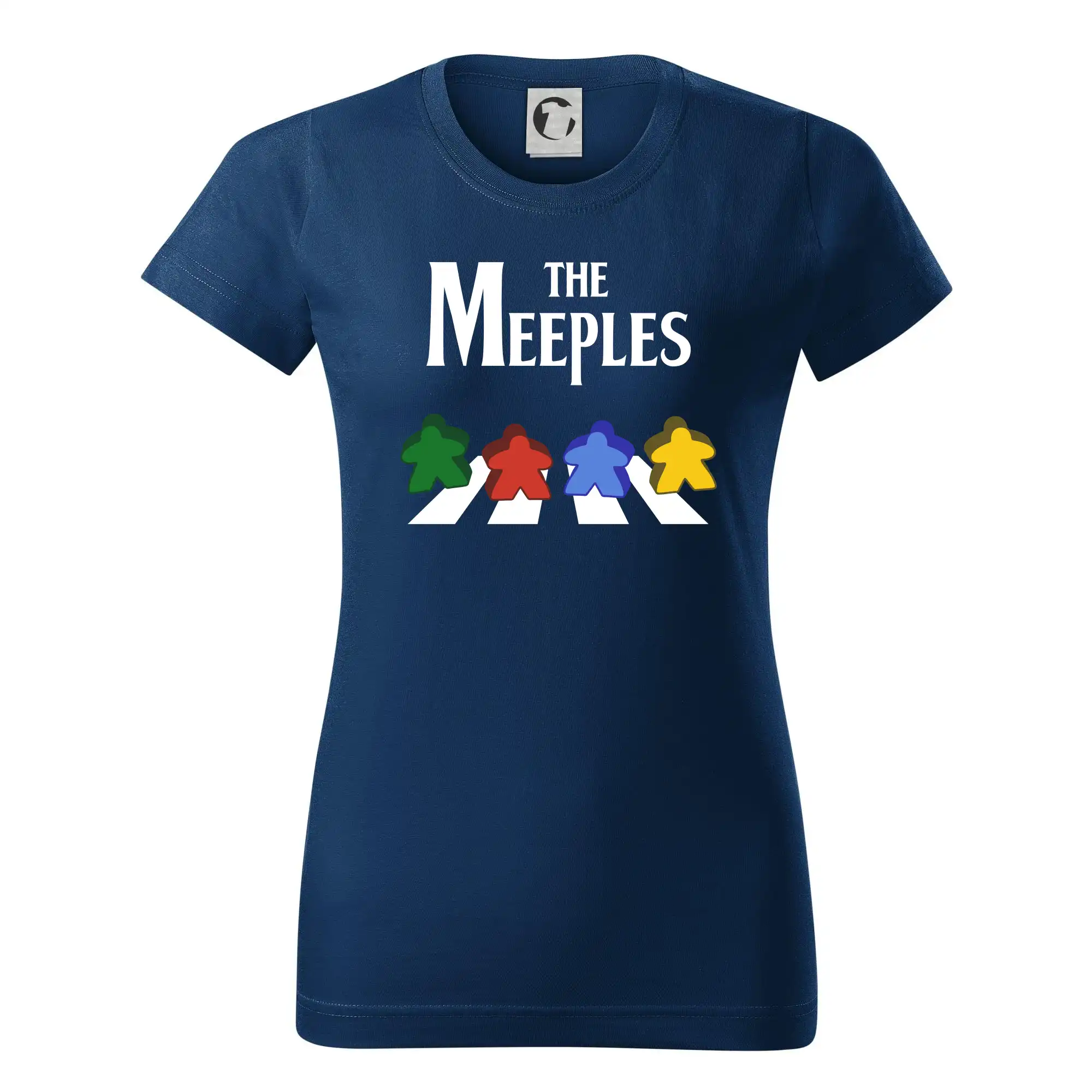 Tričká a mikiny so spoločenskými hrami  - The Meeples - Dámske tričko basic - ľahko voľnejšie a dlhšie