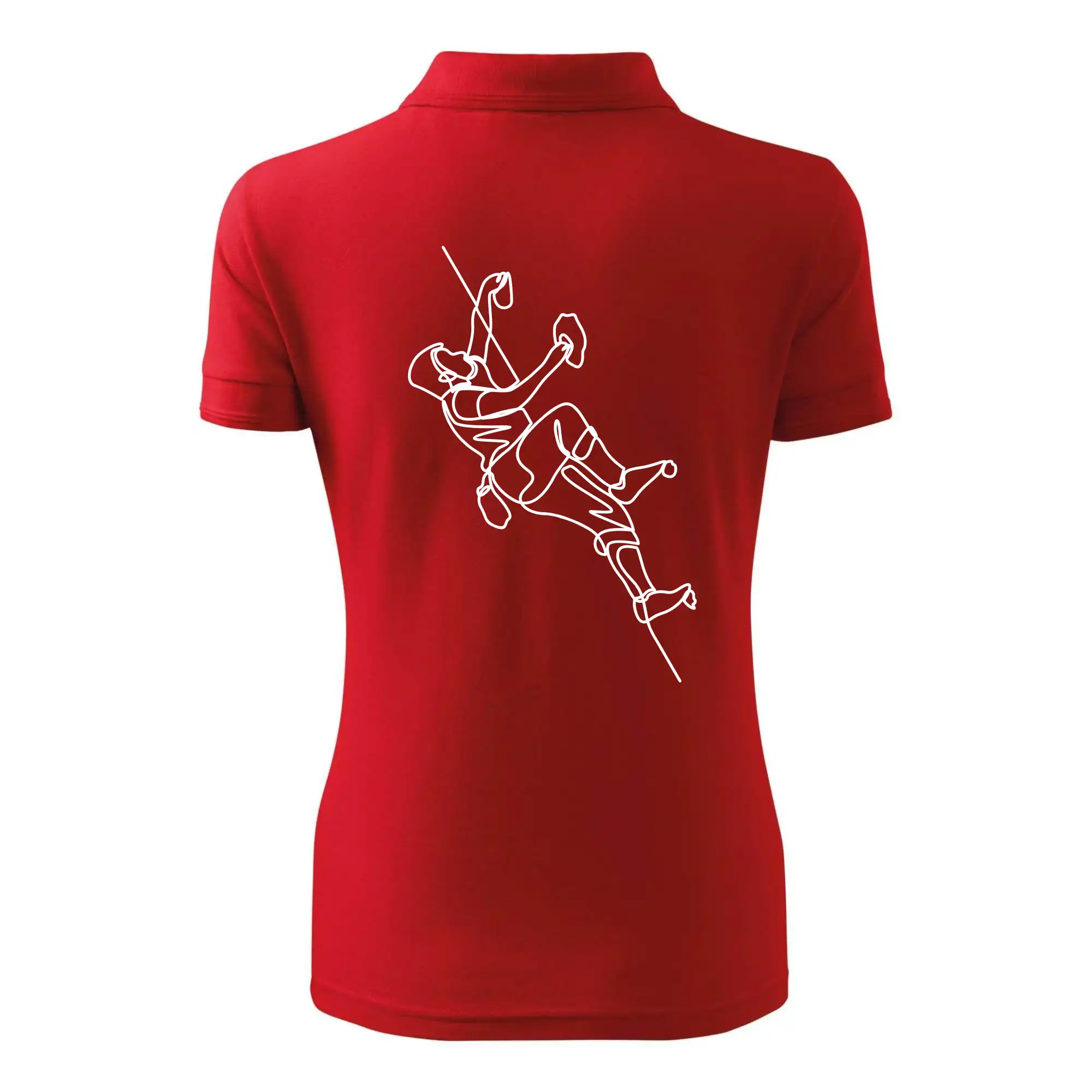 Lezecká stěna jedním tahem