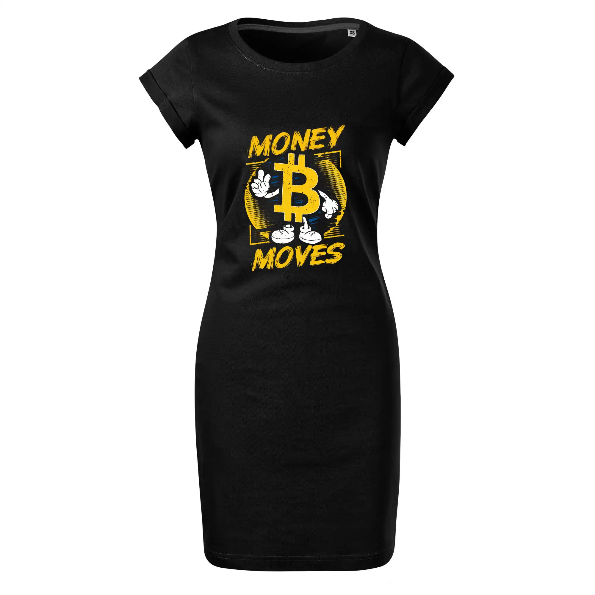 Money moves bitcoin mascot - Tričko Šaty FREEDOM