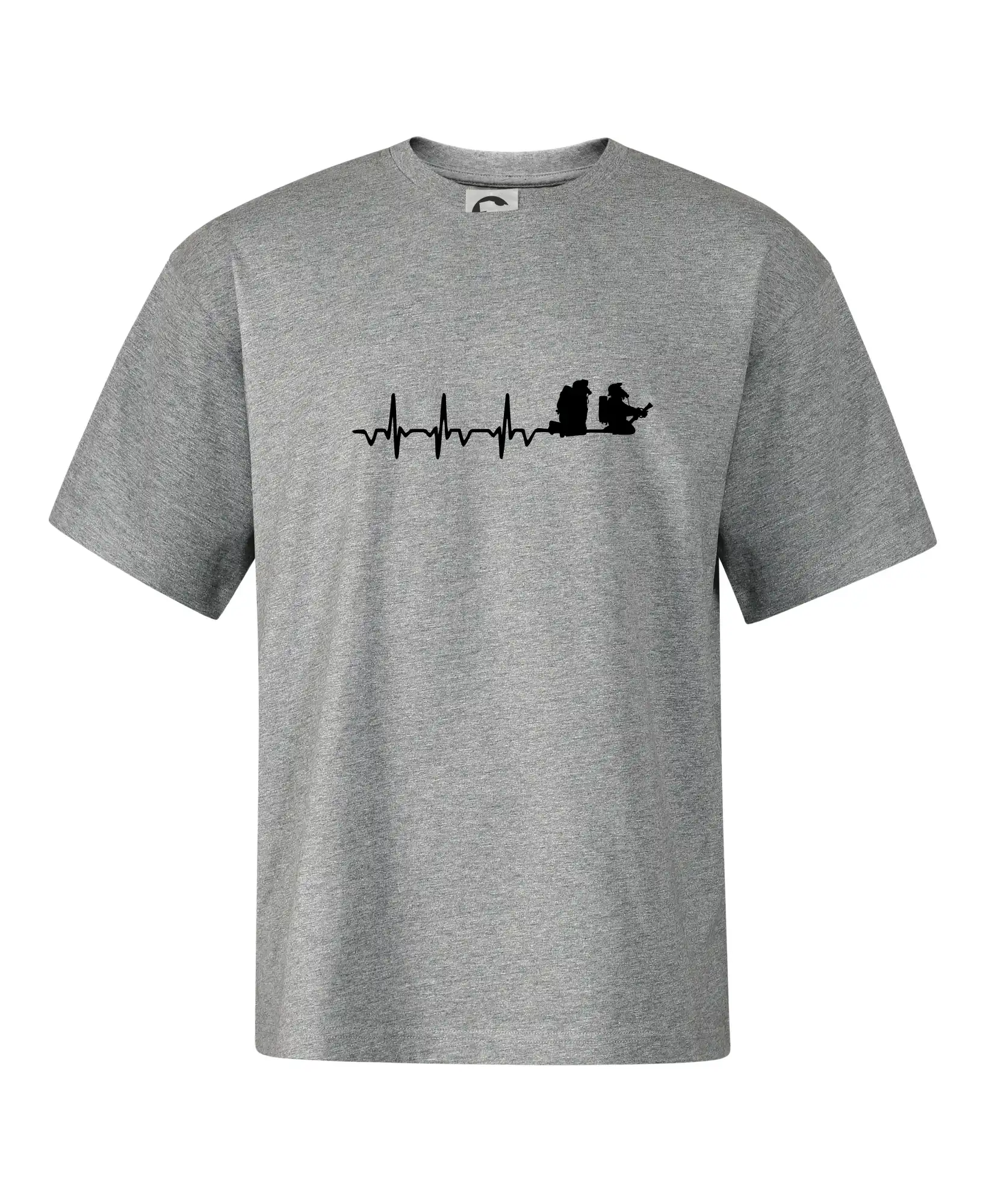 Originálne tričká pre hasičov - EKG hasiči - Stage unisex - OVERSIZE