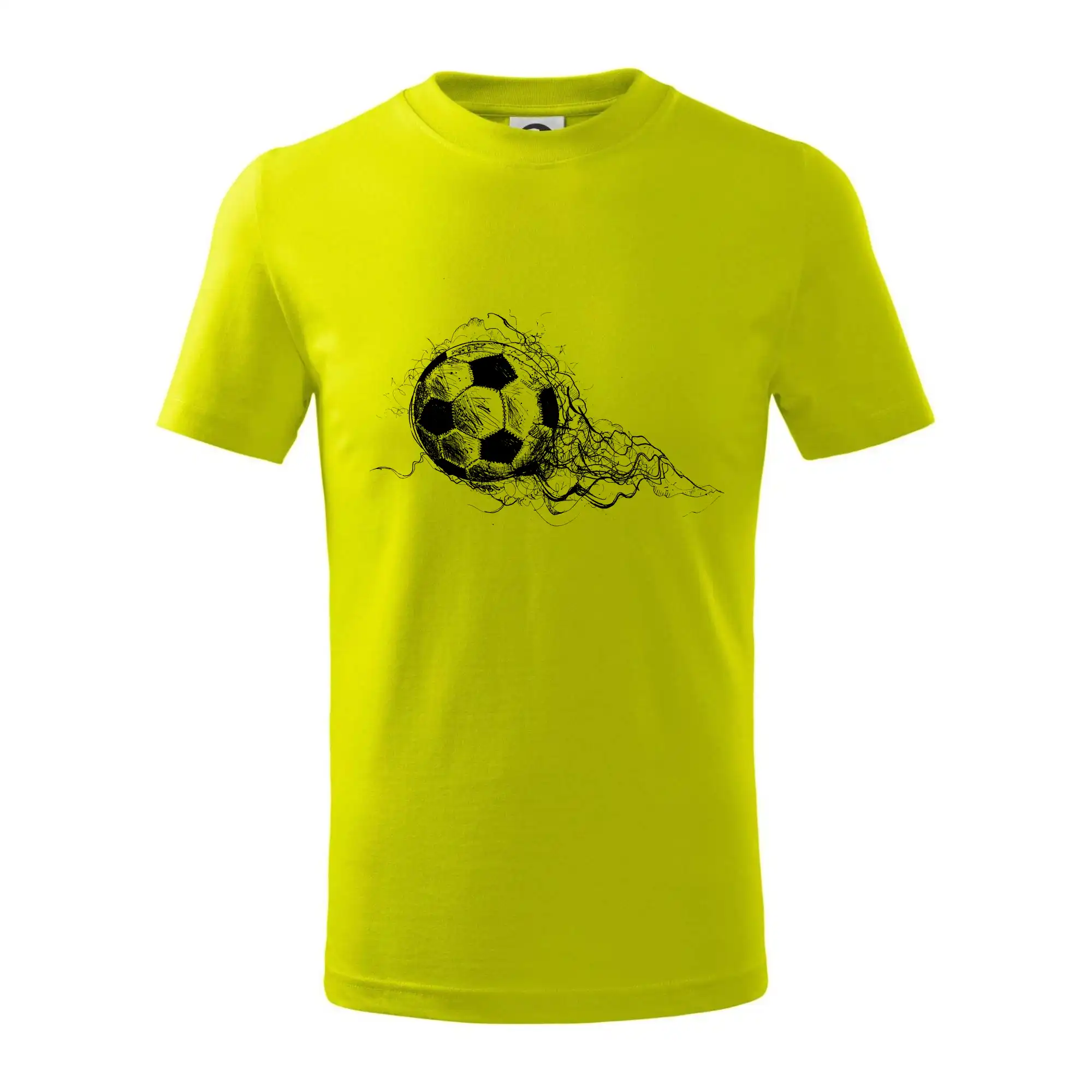 Tričká pre futbalistov - Futbalová lopta - kresba ceruzkou - Tričko detské bavlnené
