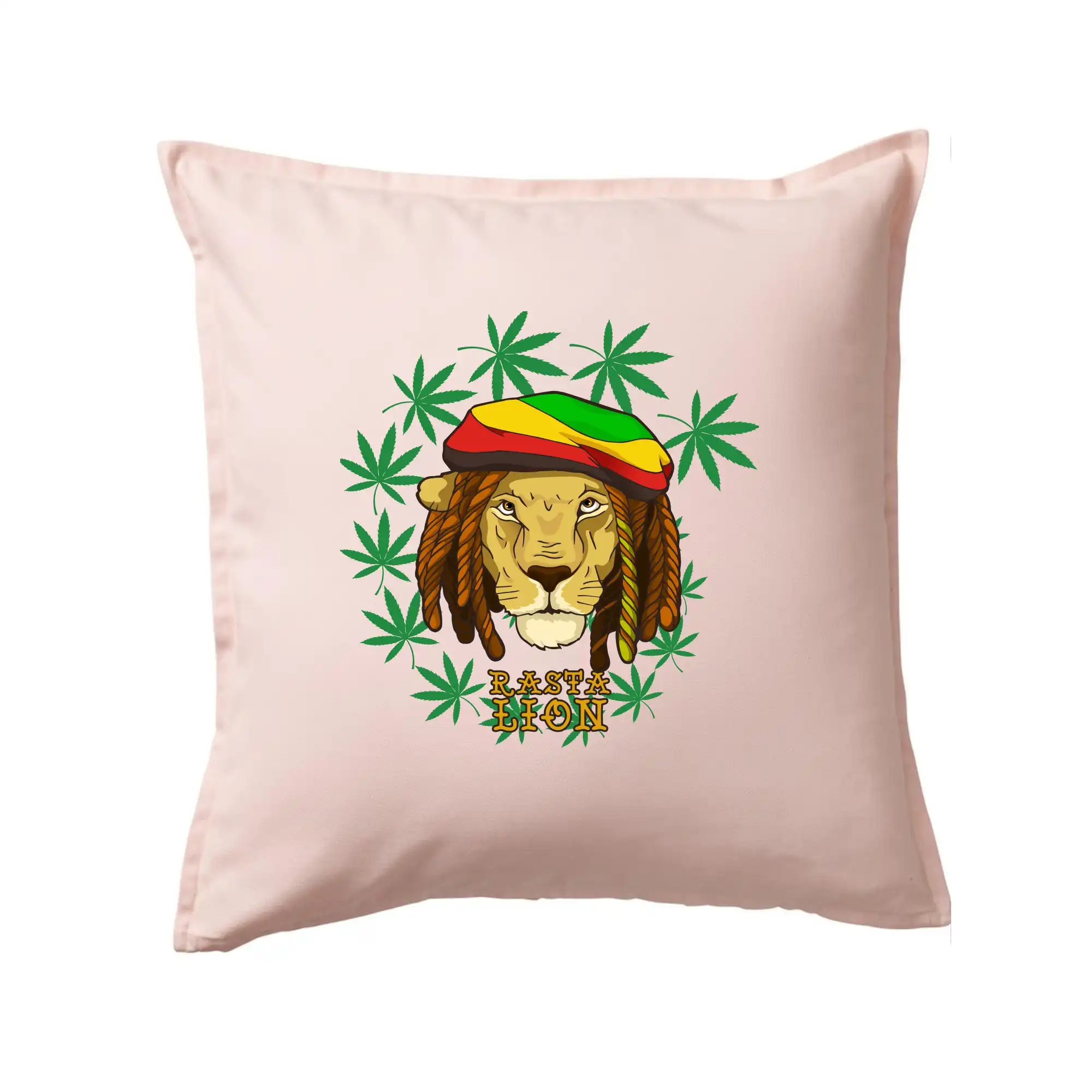 Tričká pre pohodový ľudí - Rasta Lion - Vankúš 50x50